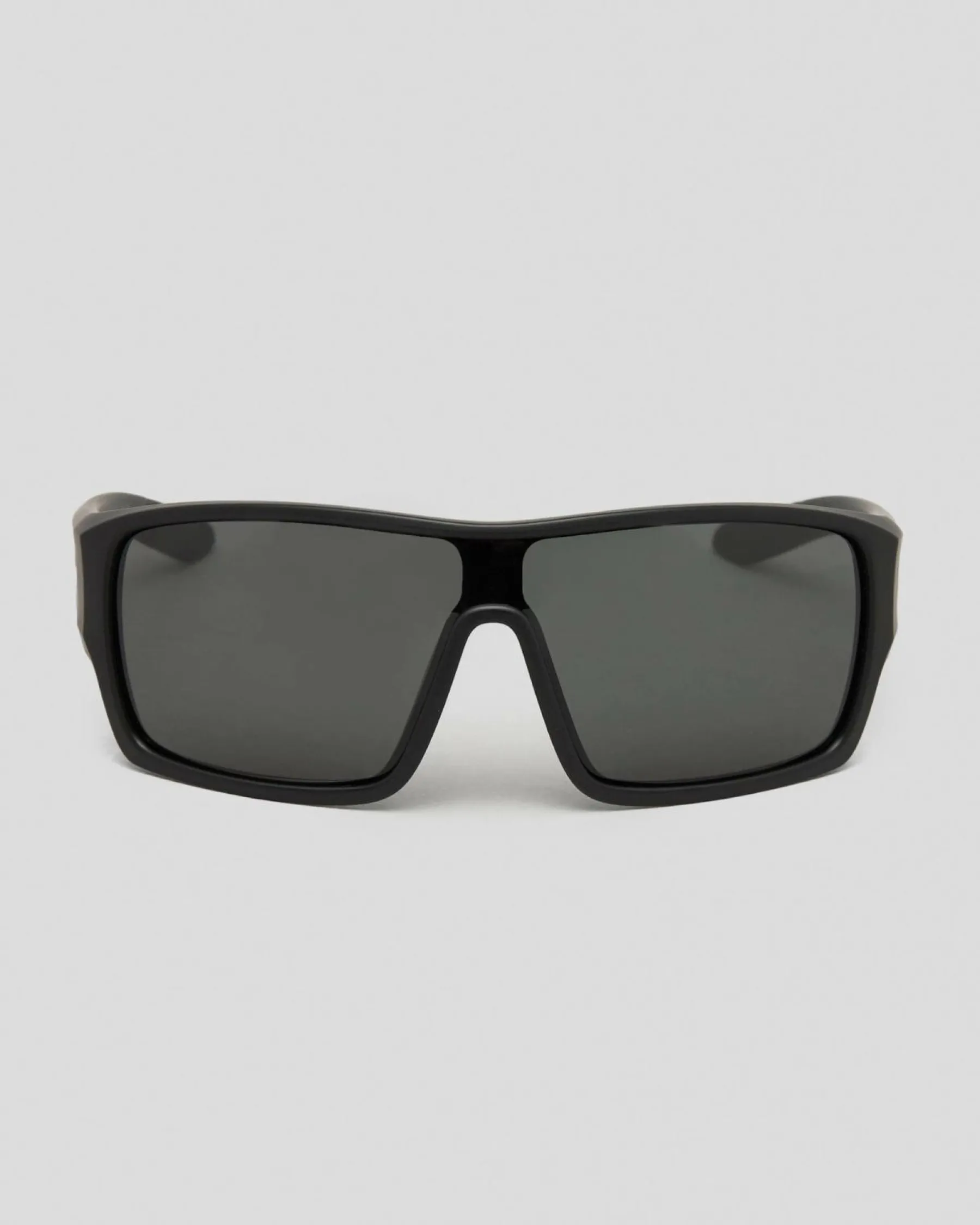 Sunglasses*Dragon Alliance Flash Polarised Sunglasses Matte Black / Smoke Polar