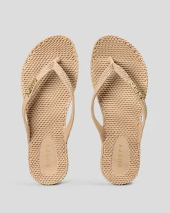 Flip Flops*Rusty Flip Out Thongs Taupe