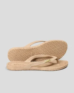 Flip Flops*Rusty Flip Out Thongs Taupe