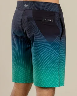 Board Shorts|Shorts & Bottoms*Skylark Flow Board Shorts Black/ Green