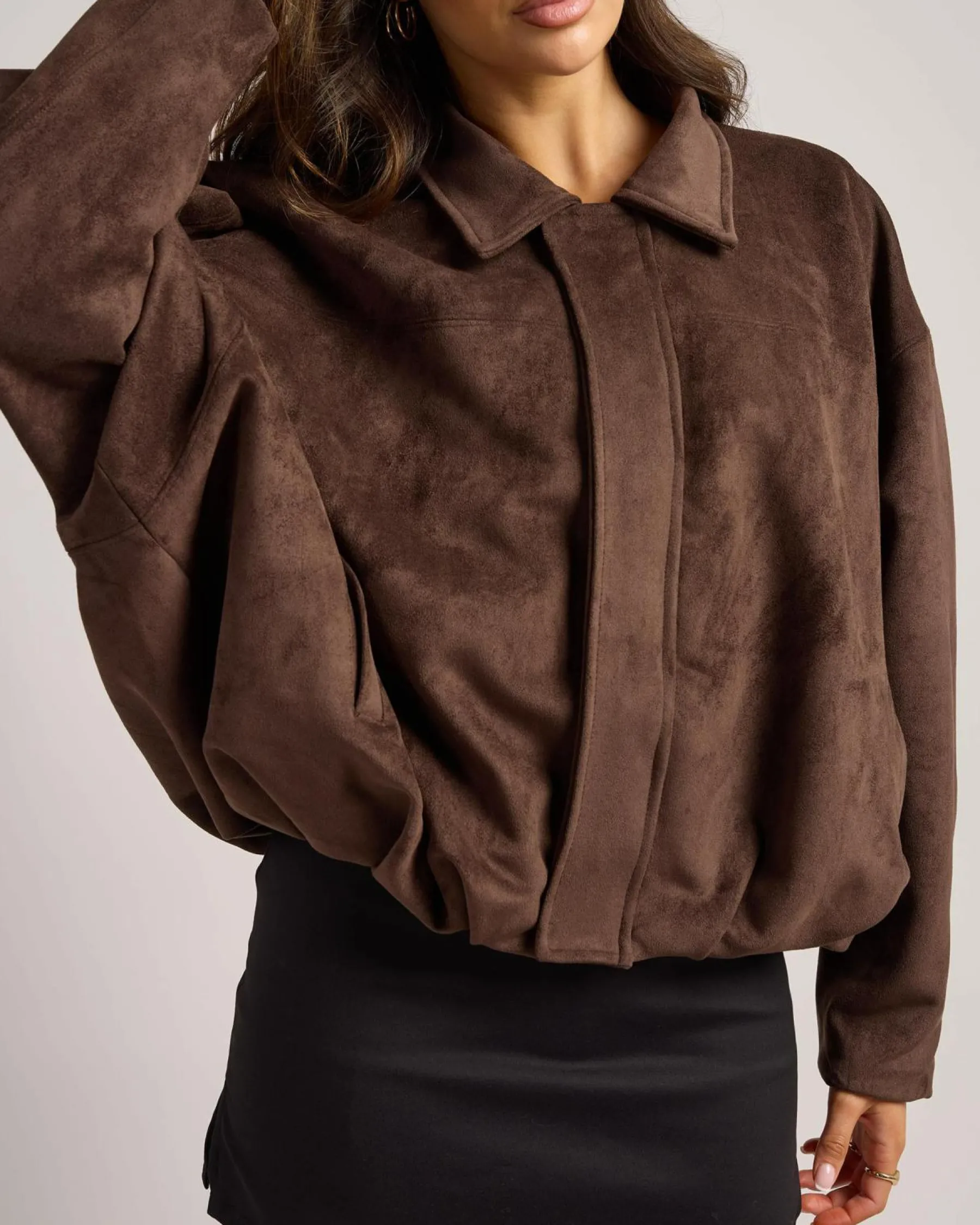 Clearance Floyd Faux Suede Jacket Women Jackets & Coats