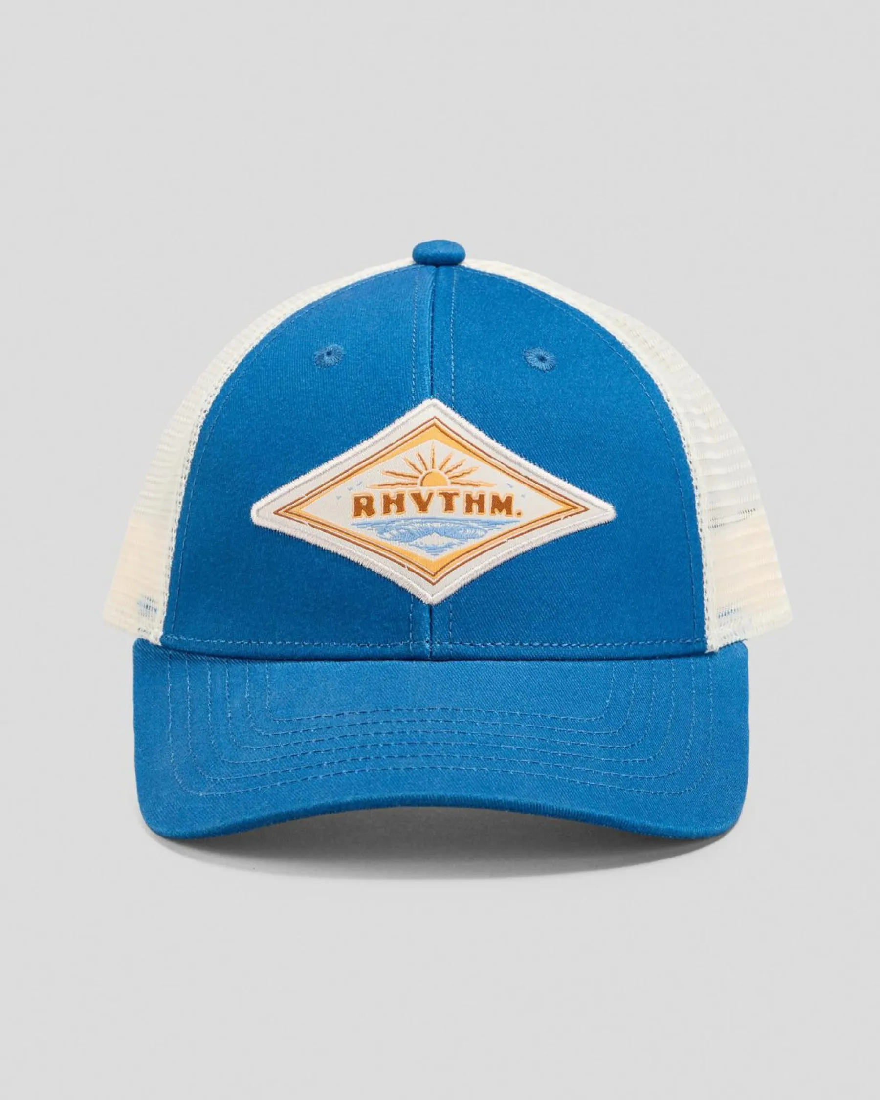 Headwear*Rhythm Frame Trucker Cap Blue