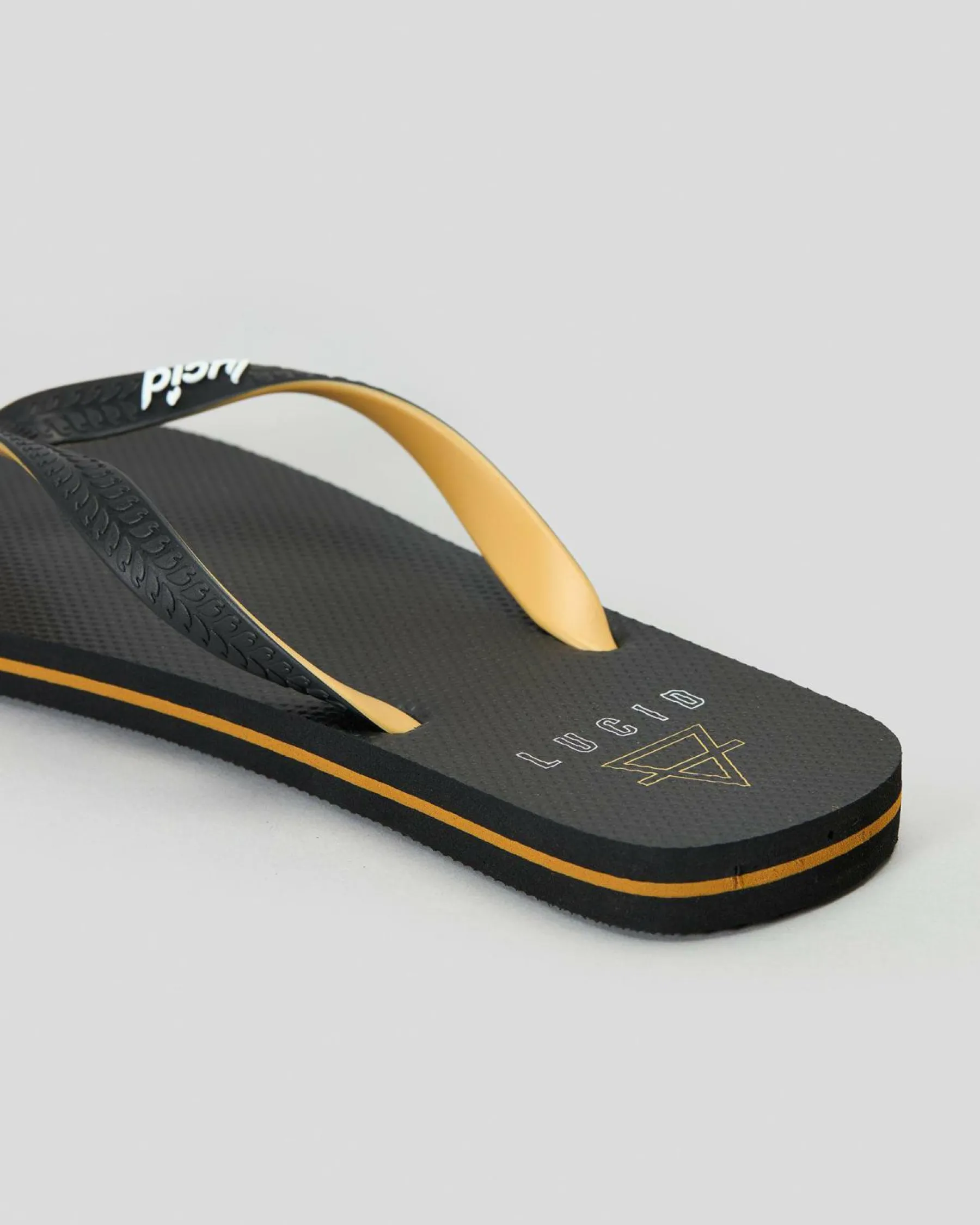 2 For Shoe Deals|Flip Flops & Sandals*Lucid Framework Thongs Black/tan
