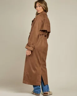 Frankie Faux Suede Coat Women Jackets & Coats