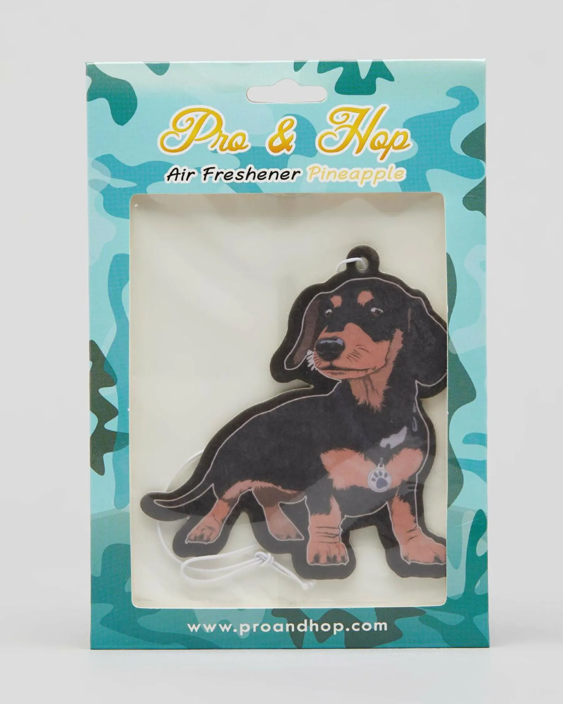 Gifts & Novelty*Pro & Hop Frankie Sausage Dog Air Freshener Black/tan