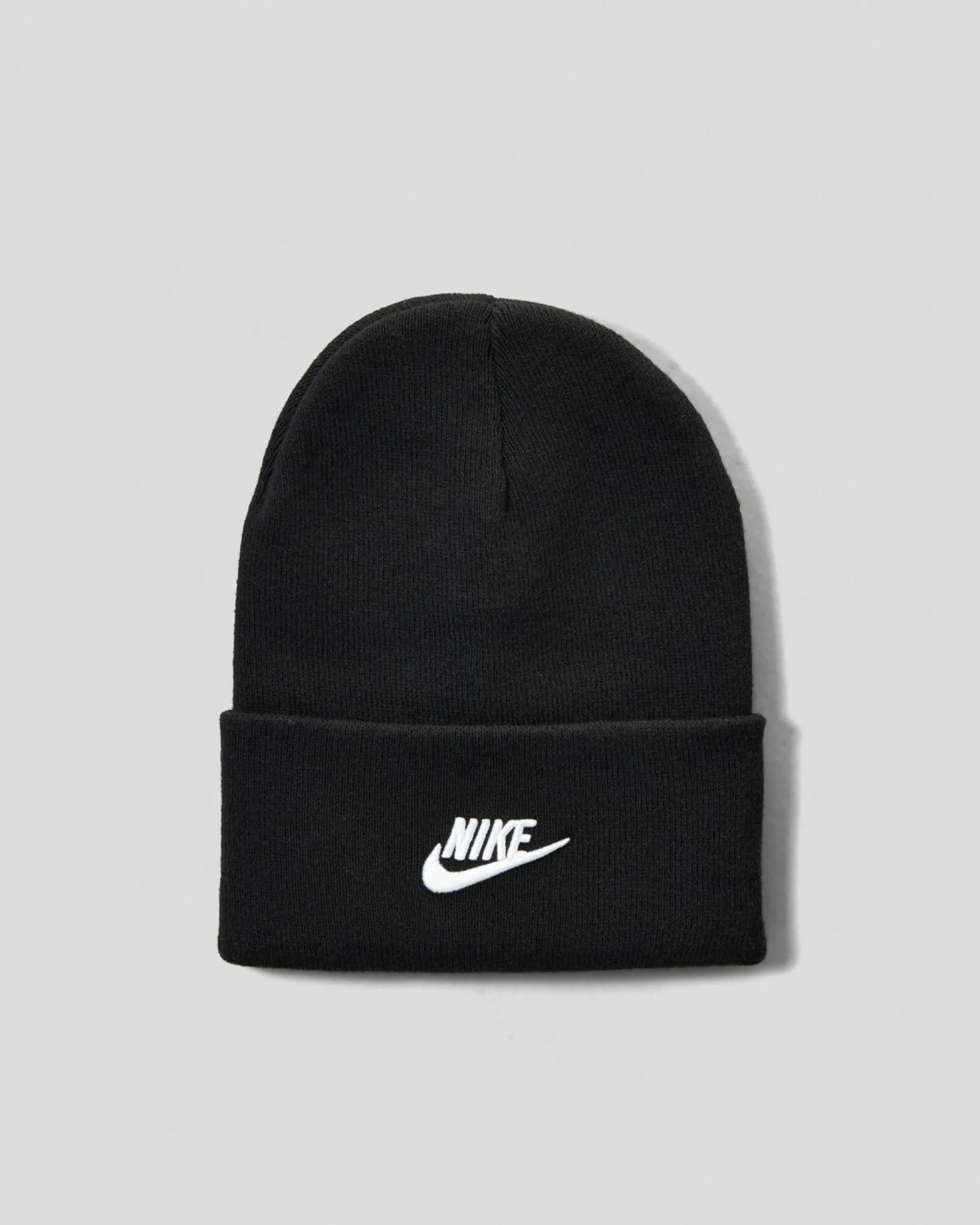 Headwear*Nike Futura Peak Cuff Beanie Black/white