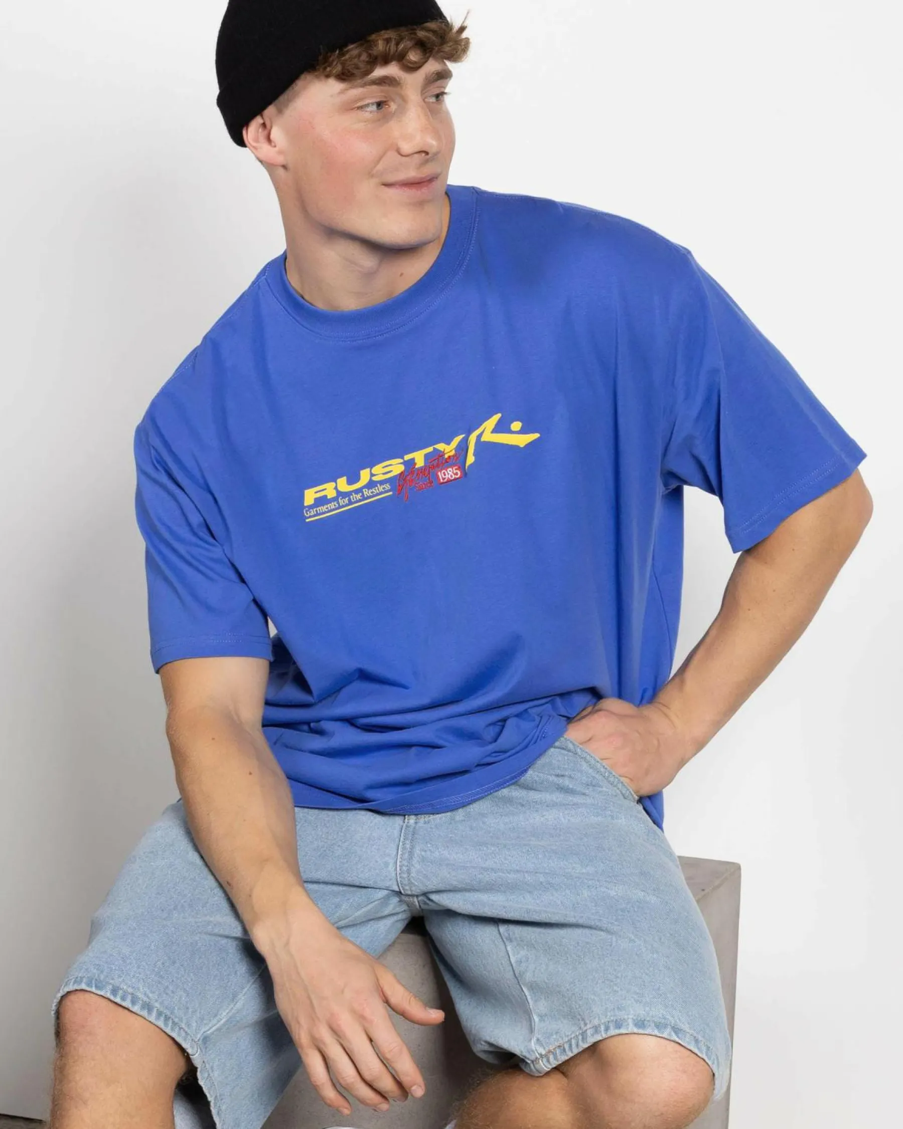 Tops & T-Shirts*Rusty Generation T-Shirt Blue Regatta
