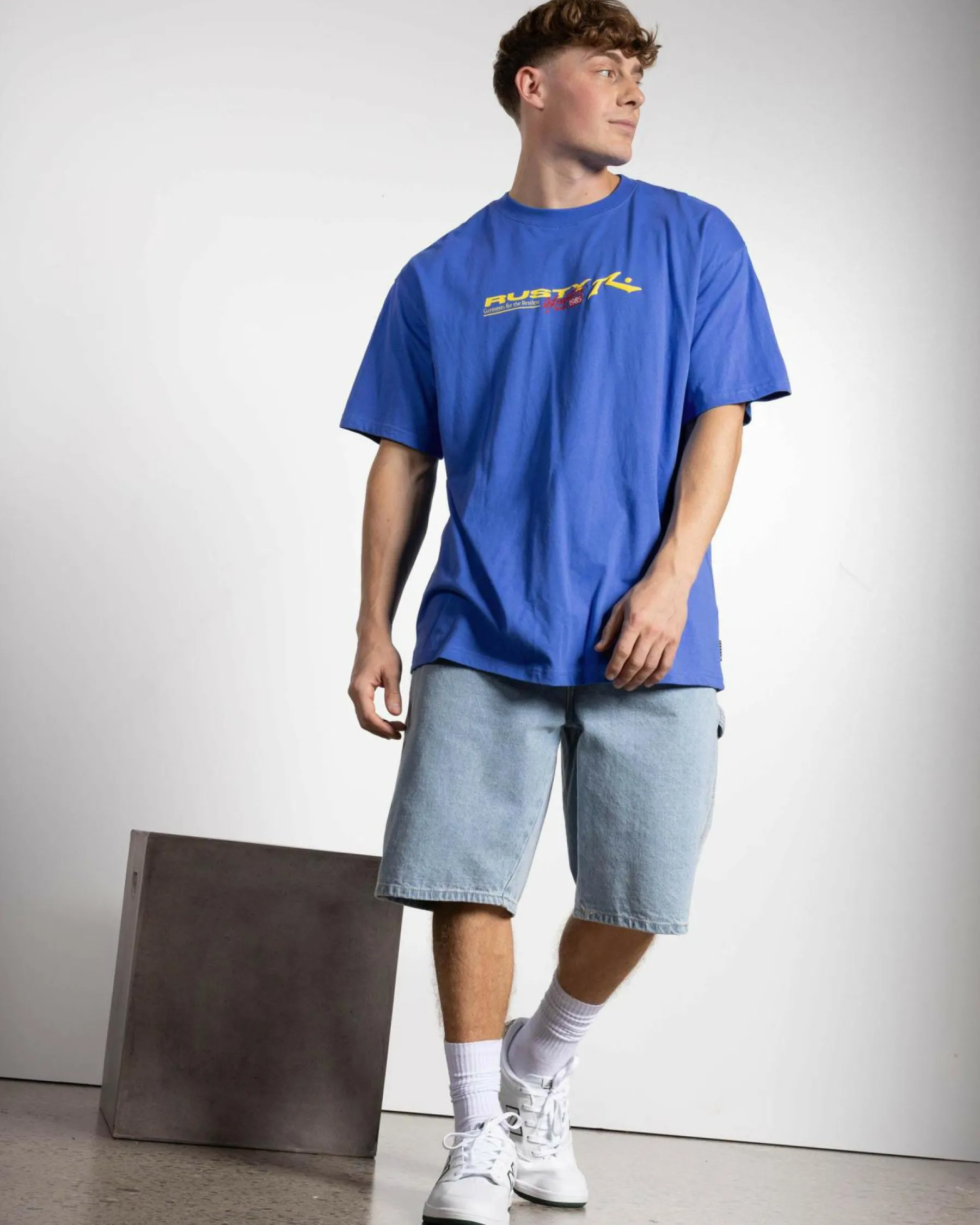 Tops & T-Shirts*Rusty Generation T-Shirt Blue Regatta