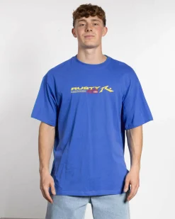 Tops & T-Shirts*Rusty Generation T-Shirt Blue Regatta