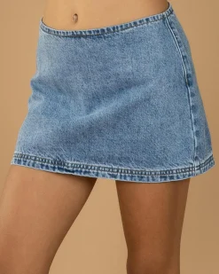 New Girls' Arabella Skort Kids Denim|Bottoms