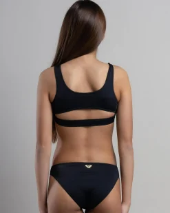 Bikinis*Roxy Girls' Bralette Bikini Set Anthracite