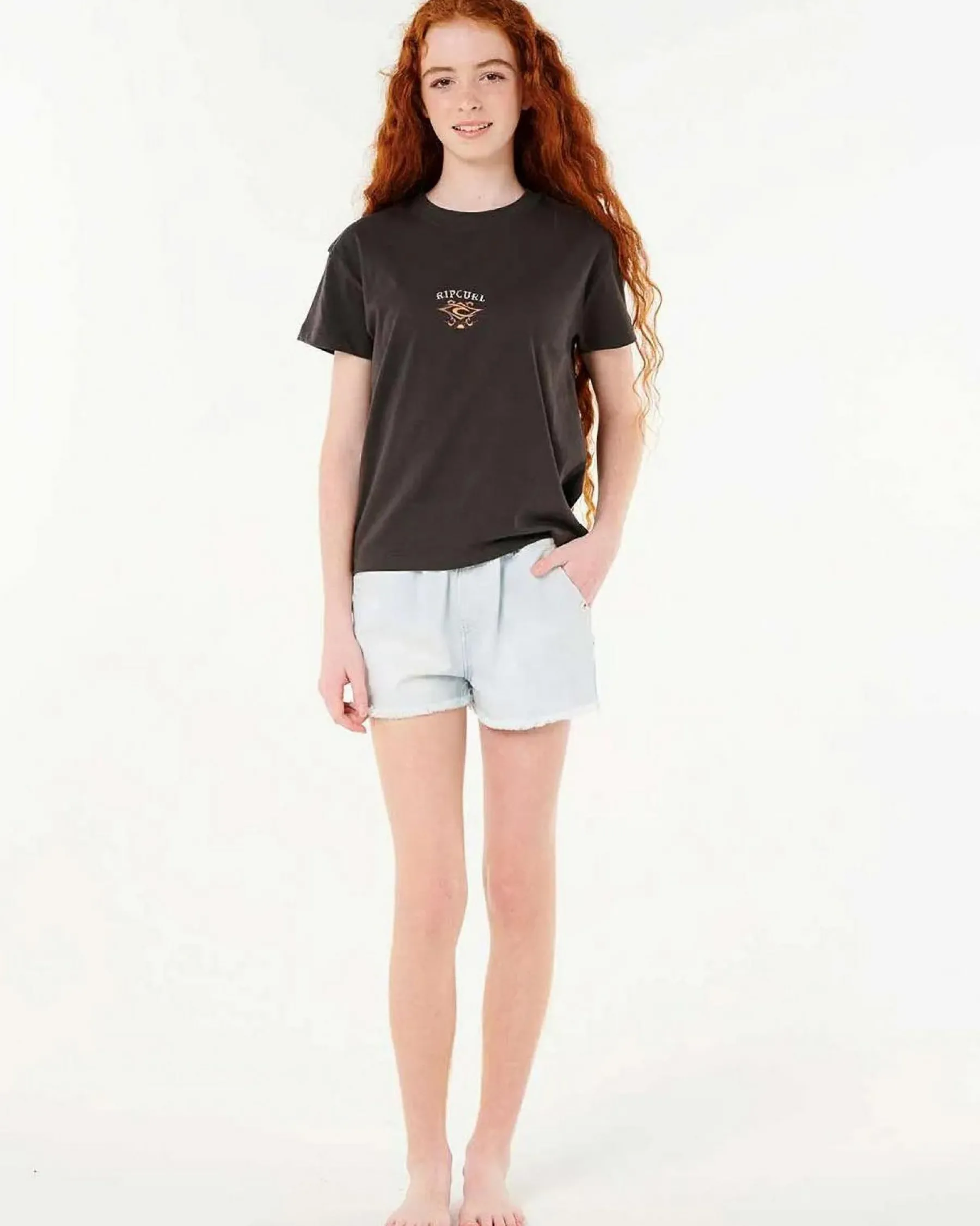 Clearance Girl's Butterfly Heritage T-Shirt Kids Tops