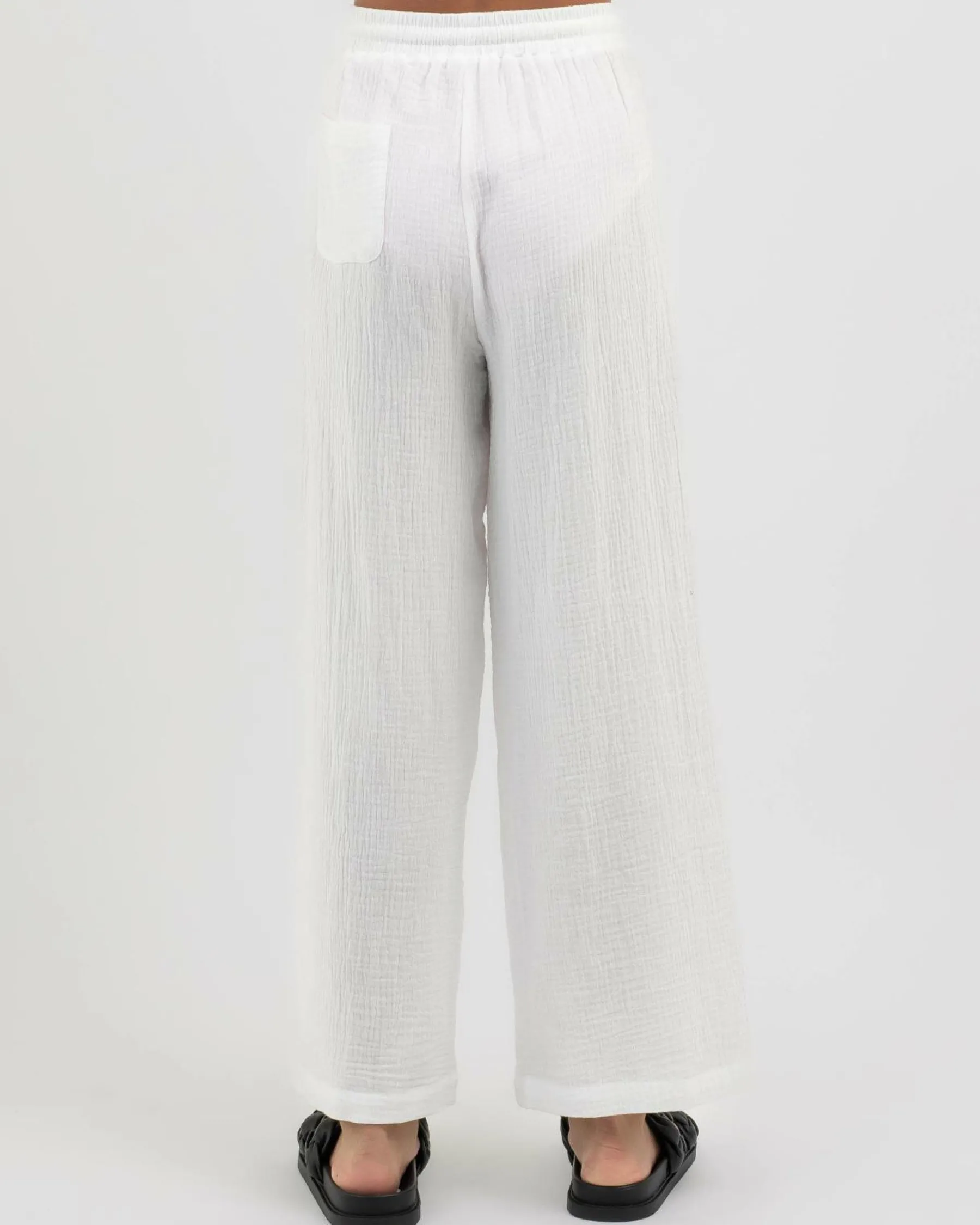 Bottoms*Mooloola Girls' Cancun Beach Pants White