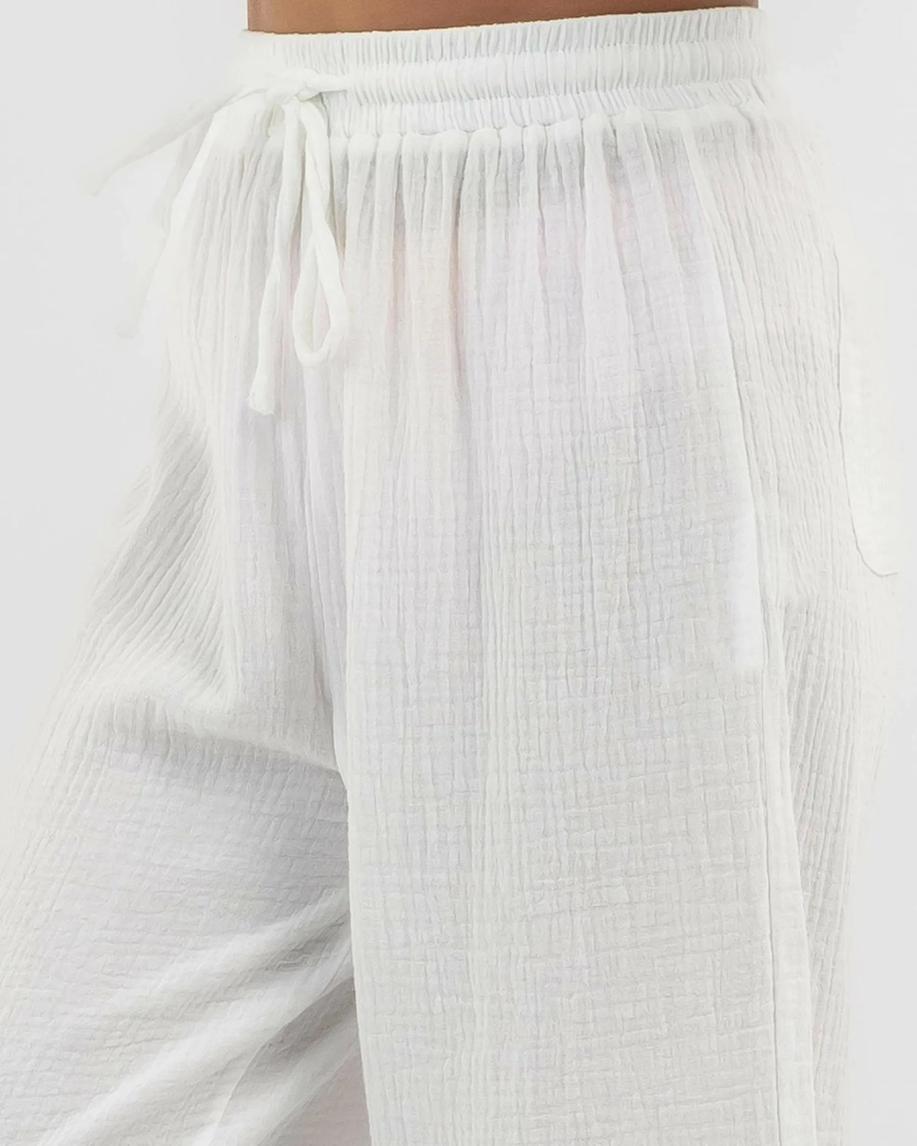 Bottoms*Mooloola Girls' Cancun Beach Pants White