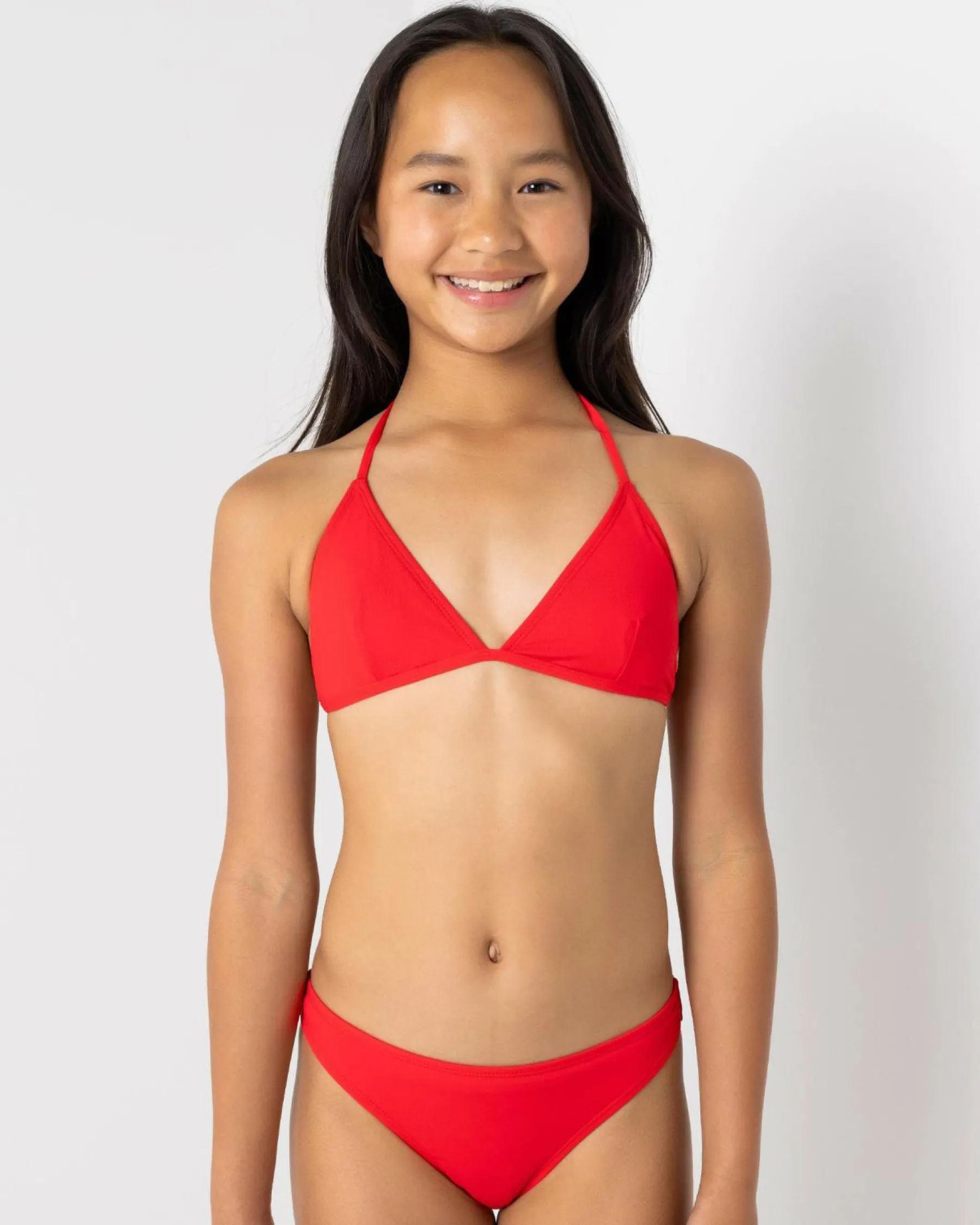 Clearance Girls' Coco Fixed Triangle Bikini Set Kids Bikinis