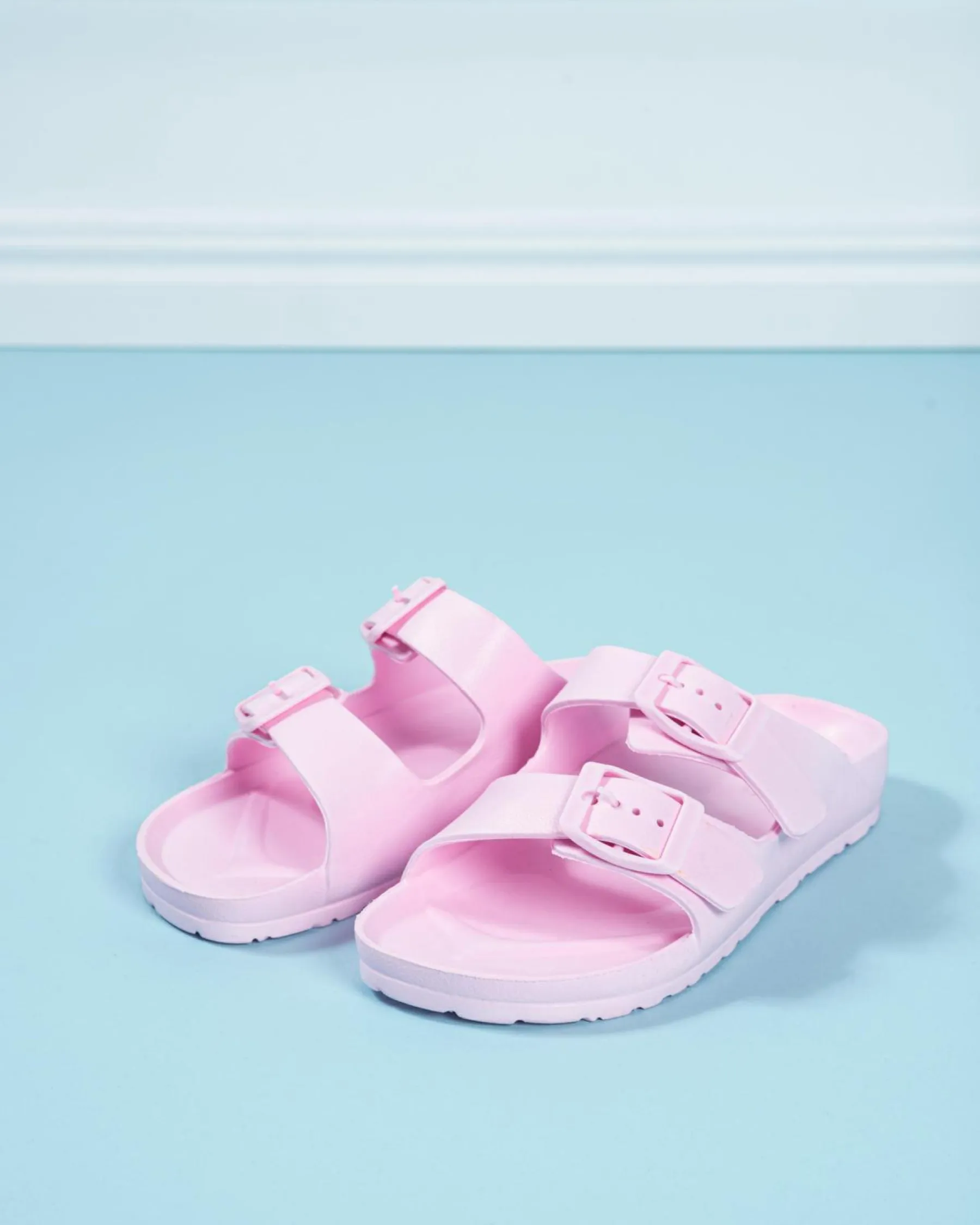 Slides & Sandals*Ava And Ever Girls' Denver Slide Sandals Ballet Pink
