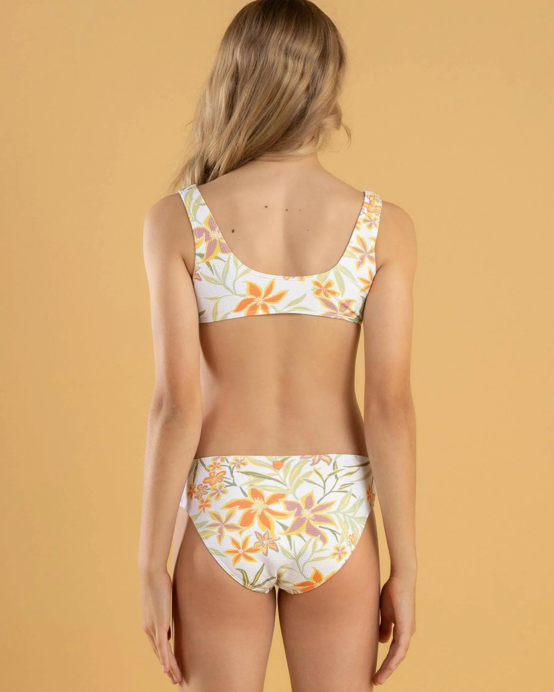 Clearance Girls' Floral Horizon Bralette Bikini Set Kids Bikinis