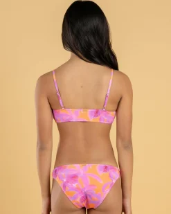 Bikinis*Topanga Girls' Haven Bralette Bikini Set Orange/fuschia