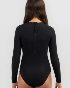 Surf|Wetsuits & Surfsuits*Roxy Girls' Heater Long Sleeve Surfsuit Anthracite