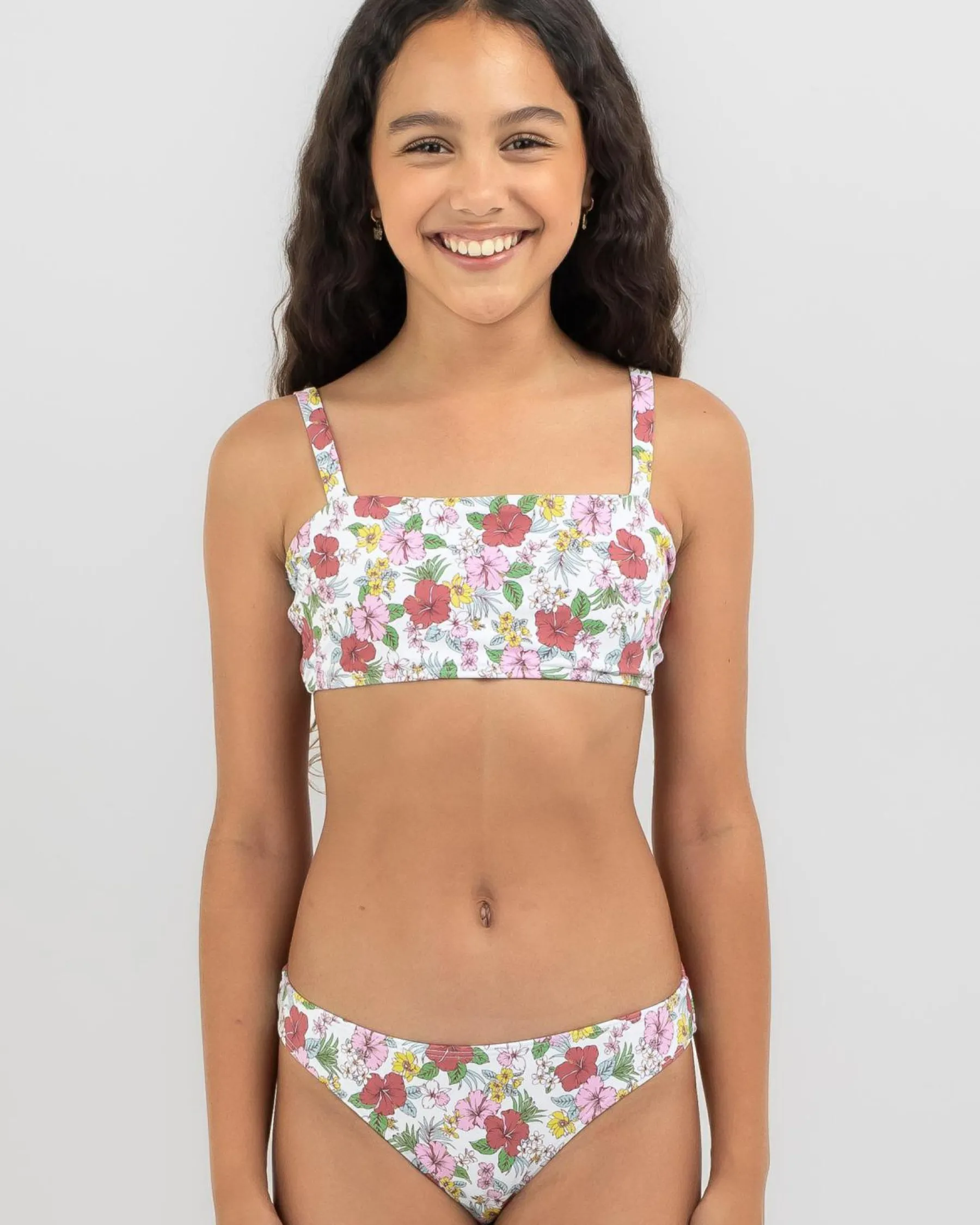 Bikinis*Topanga Girls' Holliday Bandeau Bikini Set Multi