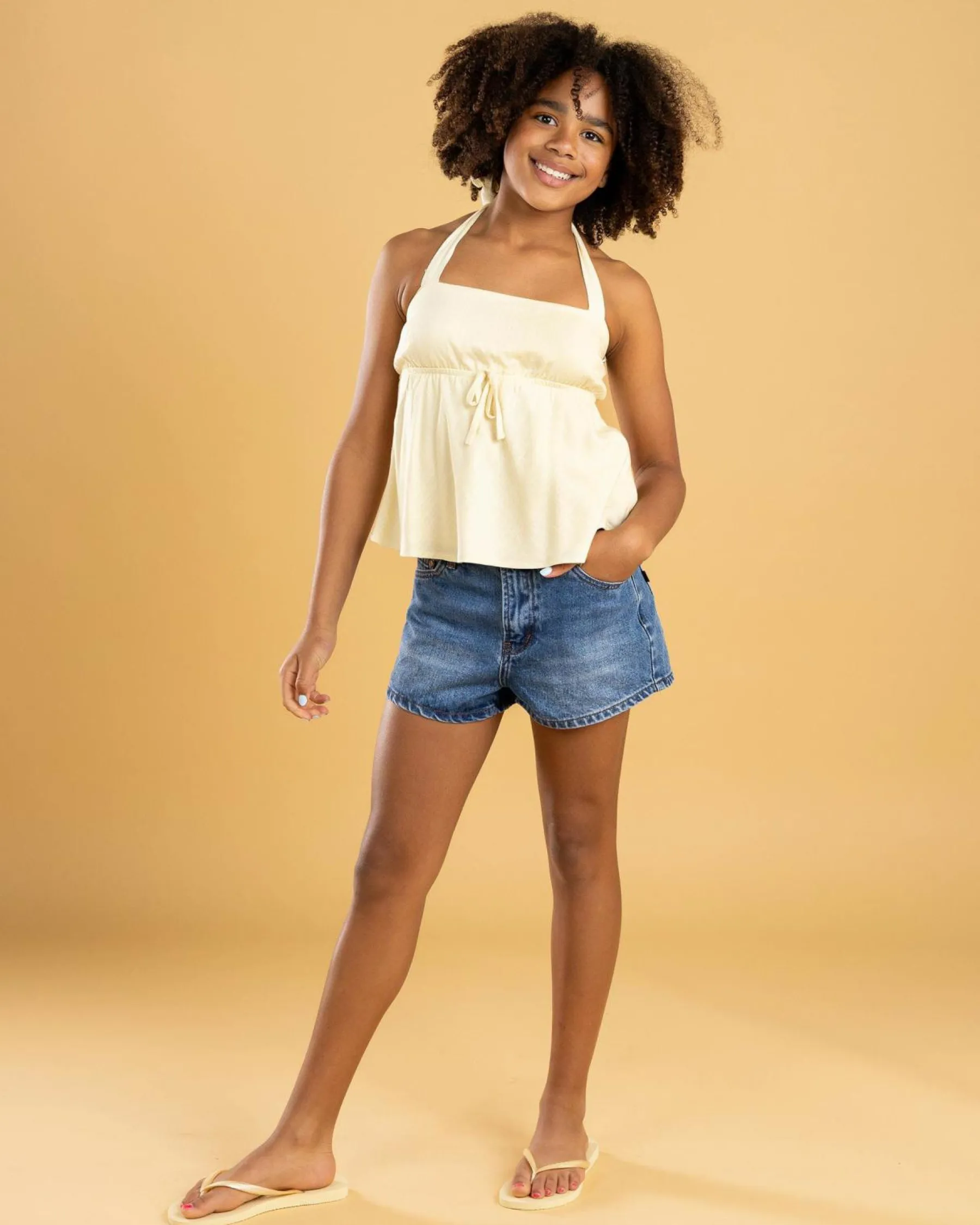 New Girls' Ibiza Shorts Kids Denim|Bottoms