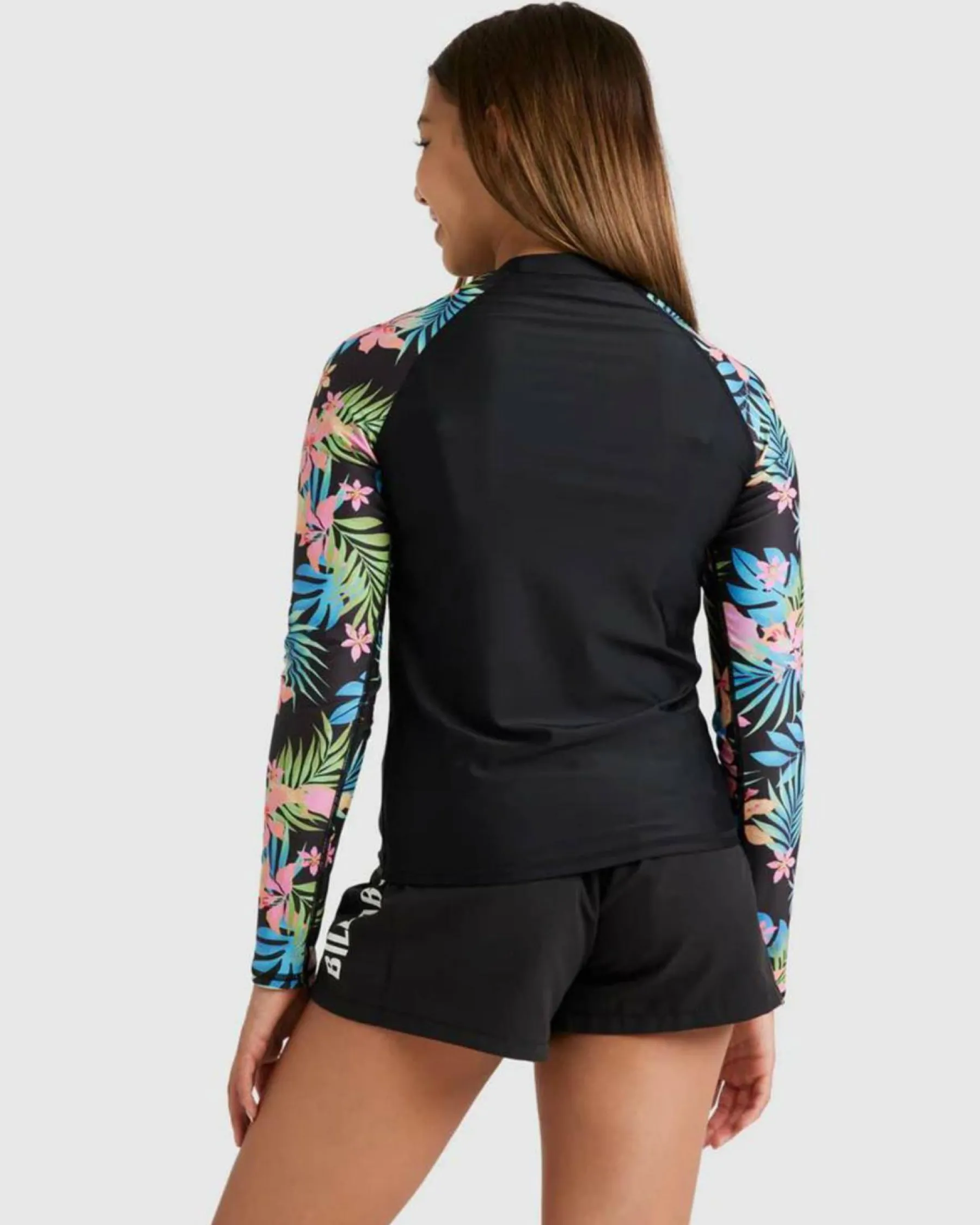 Hot Girls' In Da Jungle Long Sleeve Rash Vest Kids Rash Vests