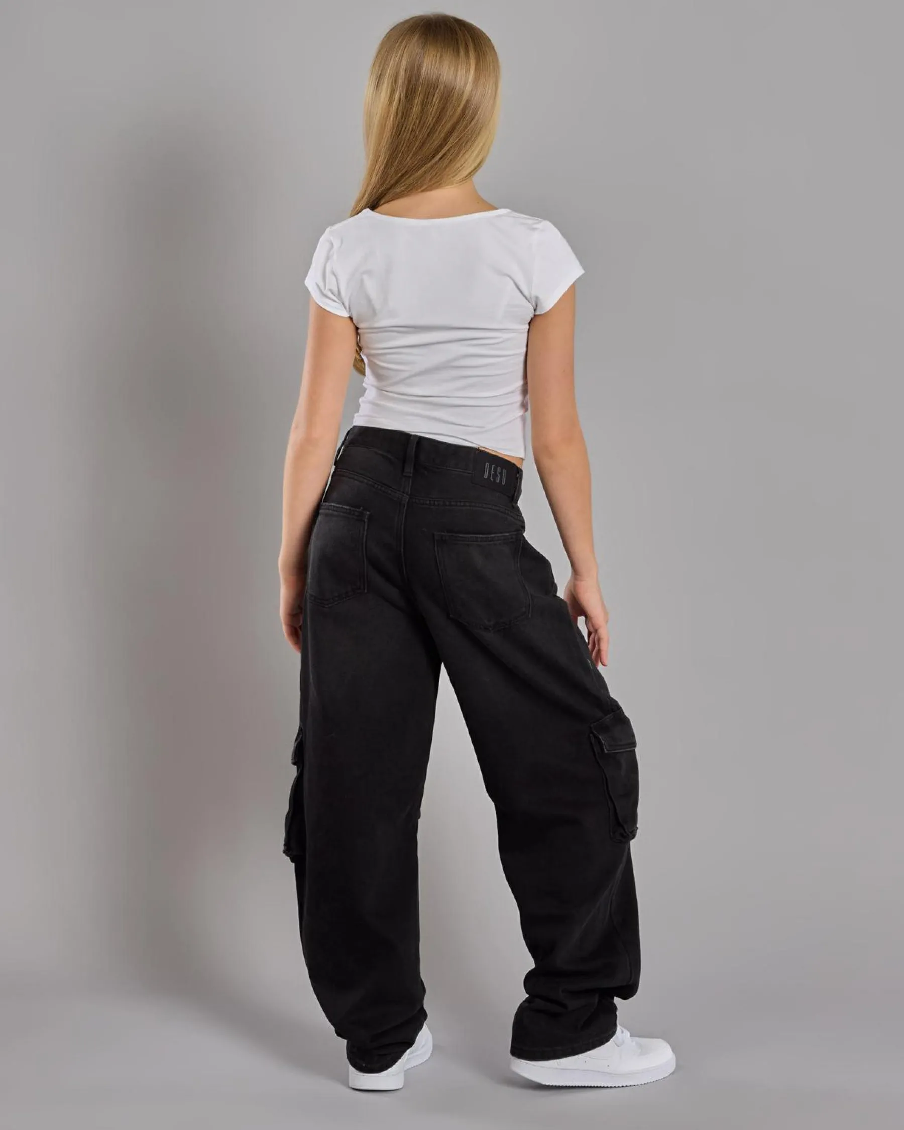 New Girls' Juno Cargo Jeans Kids Jeans|Denim