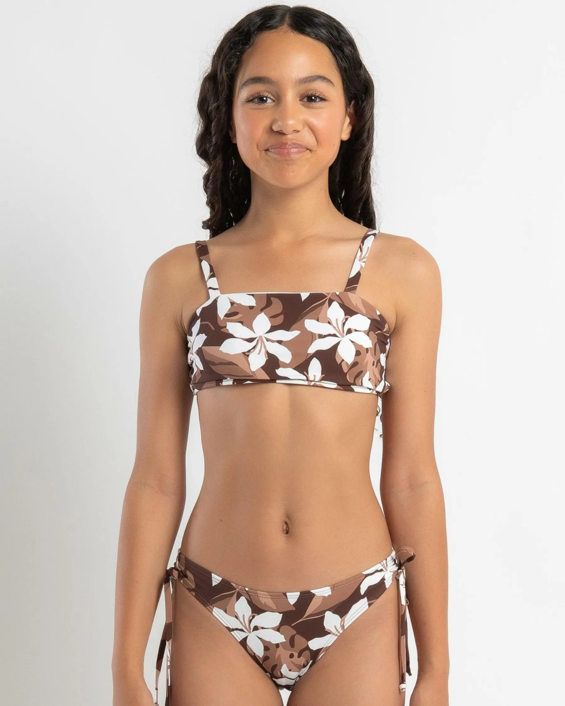 Clearance Girls' Kaia Bandeau Bikini Set Kids Bikinis