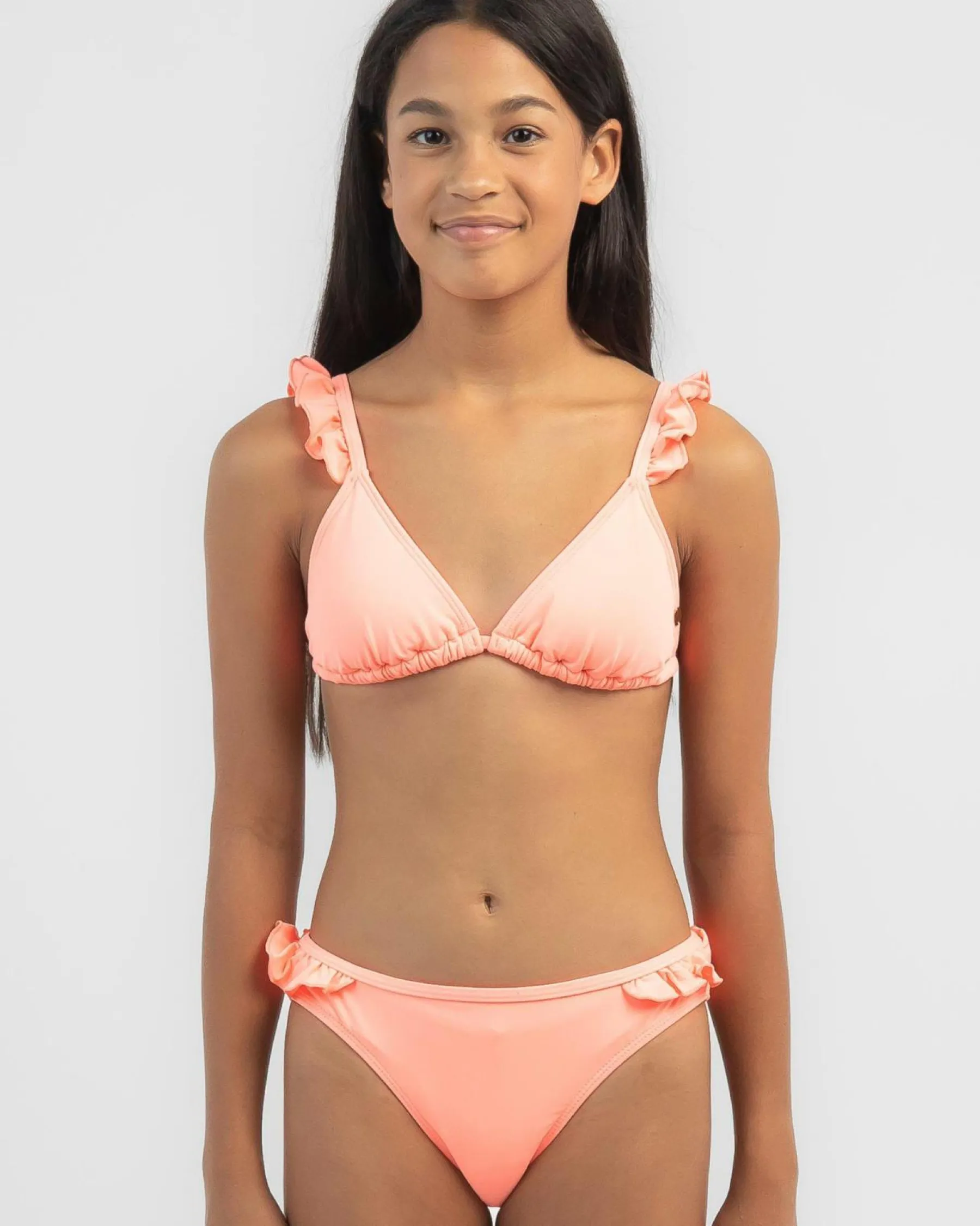 Sale Girls' Mariah Triangle Bikini Set Kids Bikinis