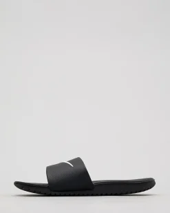 Slides & Sandals*Nike Girls' Kawa Slide Sandals Black/white