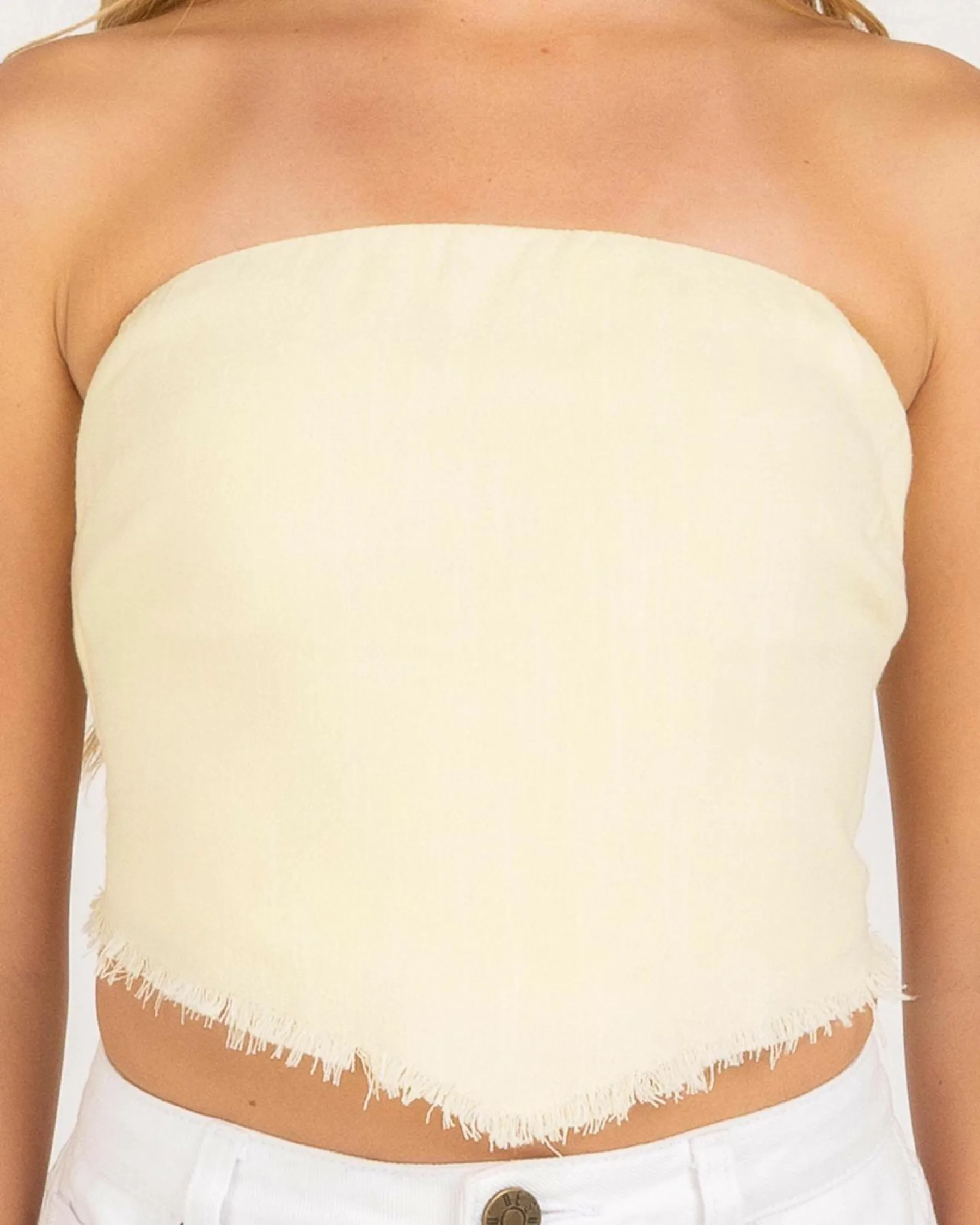 Tops*Mooloola Girls' Nina Dallis Scarf Top Butter