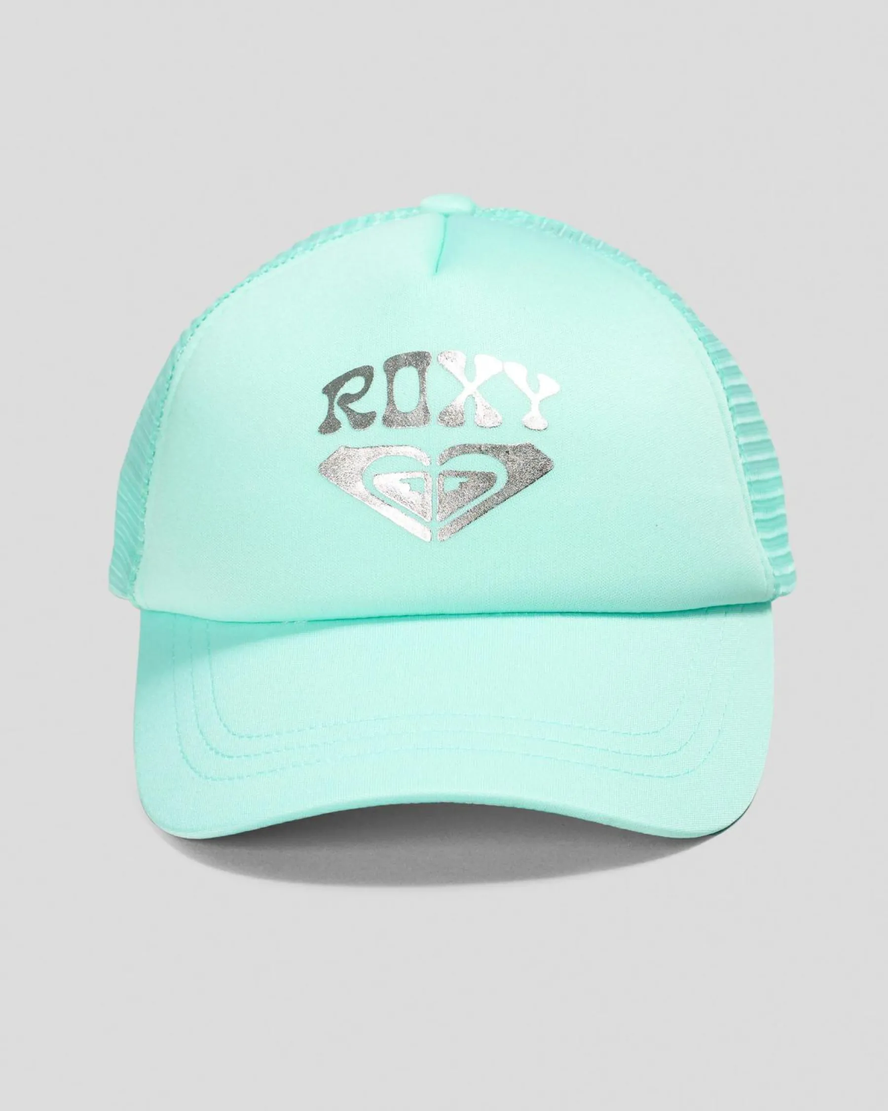 Headwear*Roxy Girls' Reggae Town Trucker Cap Beach Glass