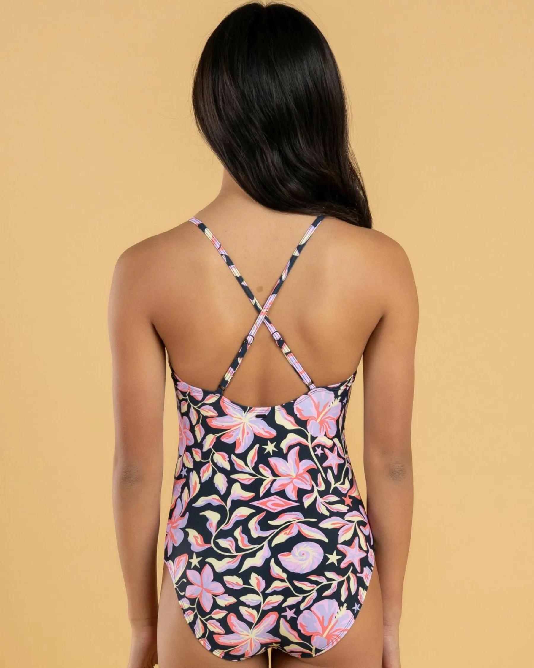 Sale Girls' Sunset Skies One Piece Swimsuit Kids Surf|One Pieces