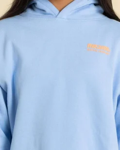 Outerwear*Rip Curl Girls' Surf Puff Heritage Hoodie Mid Blue
