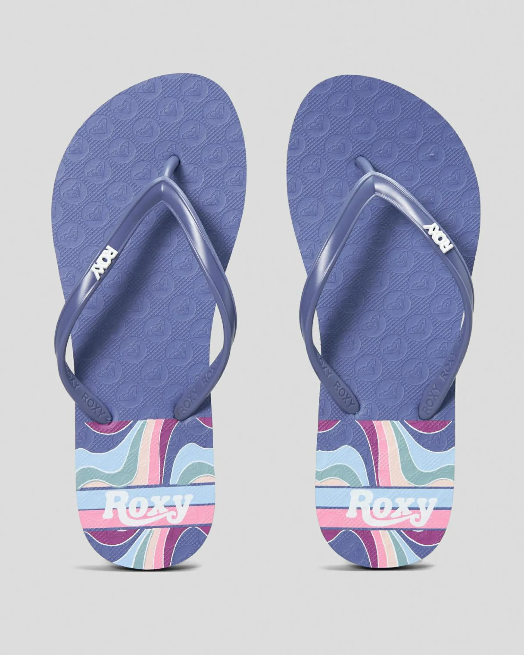 Online Girls' Viva Stamp Thongs Kids Flip Flops