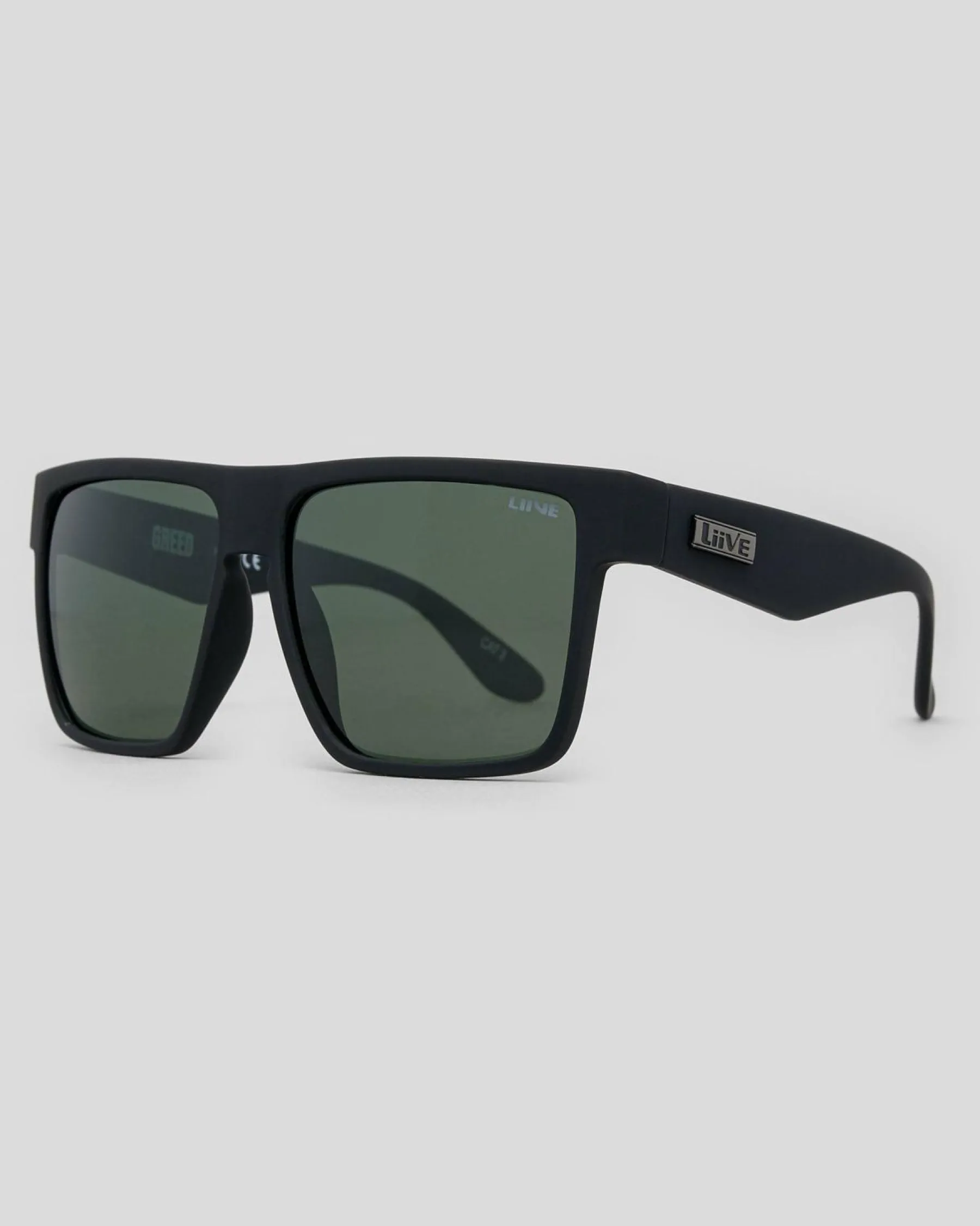 Sunglasses*Liive Greed Polarised Sunglasses Matt Black Polar