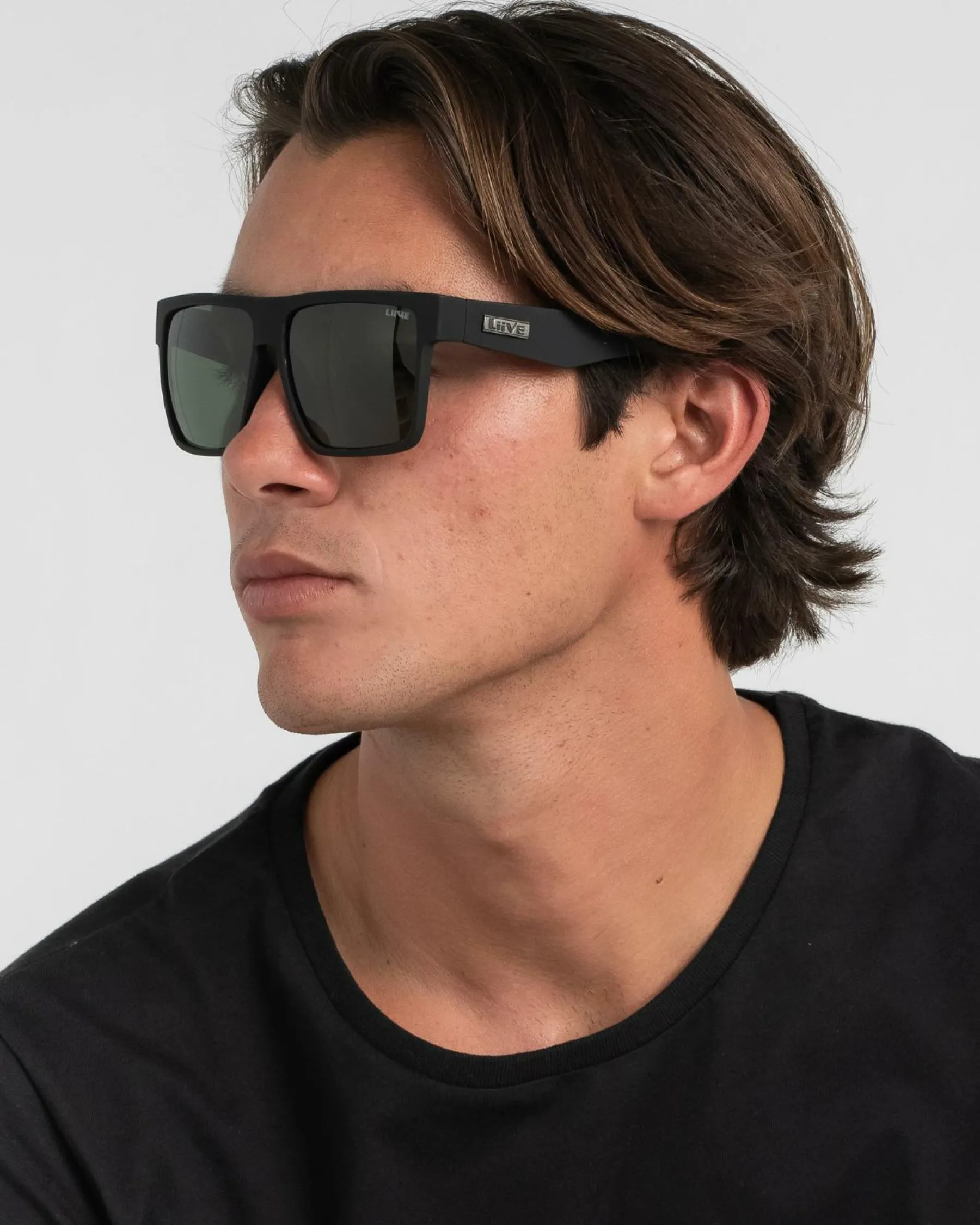 Sunglasses*Liive Greed Polarised Sunglasses Matt Black Polar