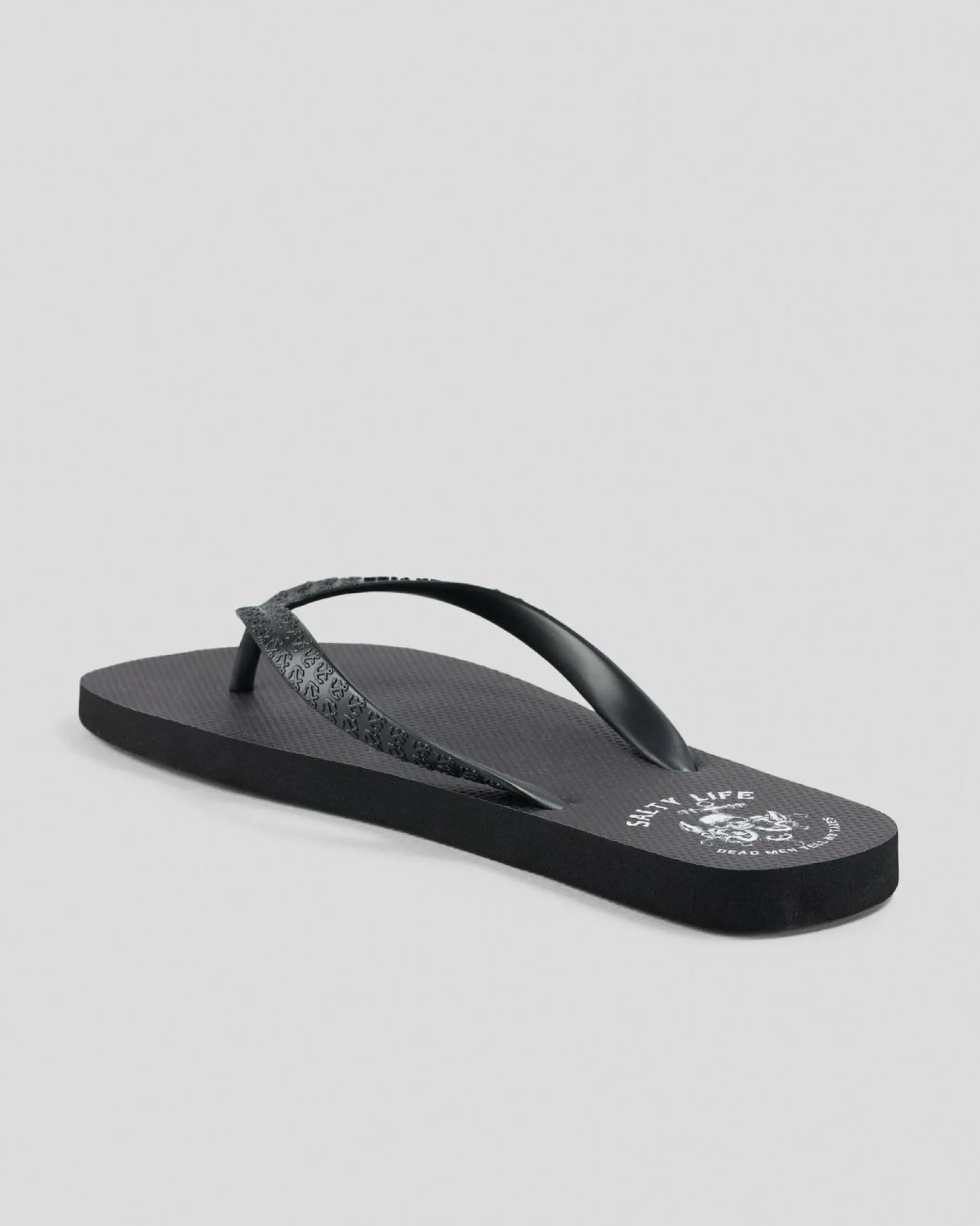 Flip Flops & Sandals*Salty Life Grim Thongs Black/white