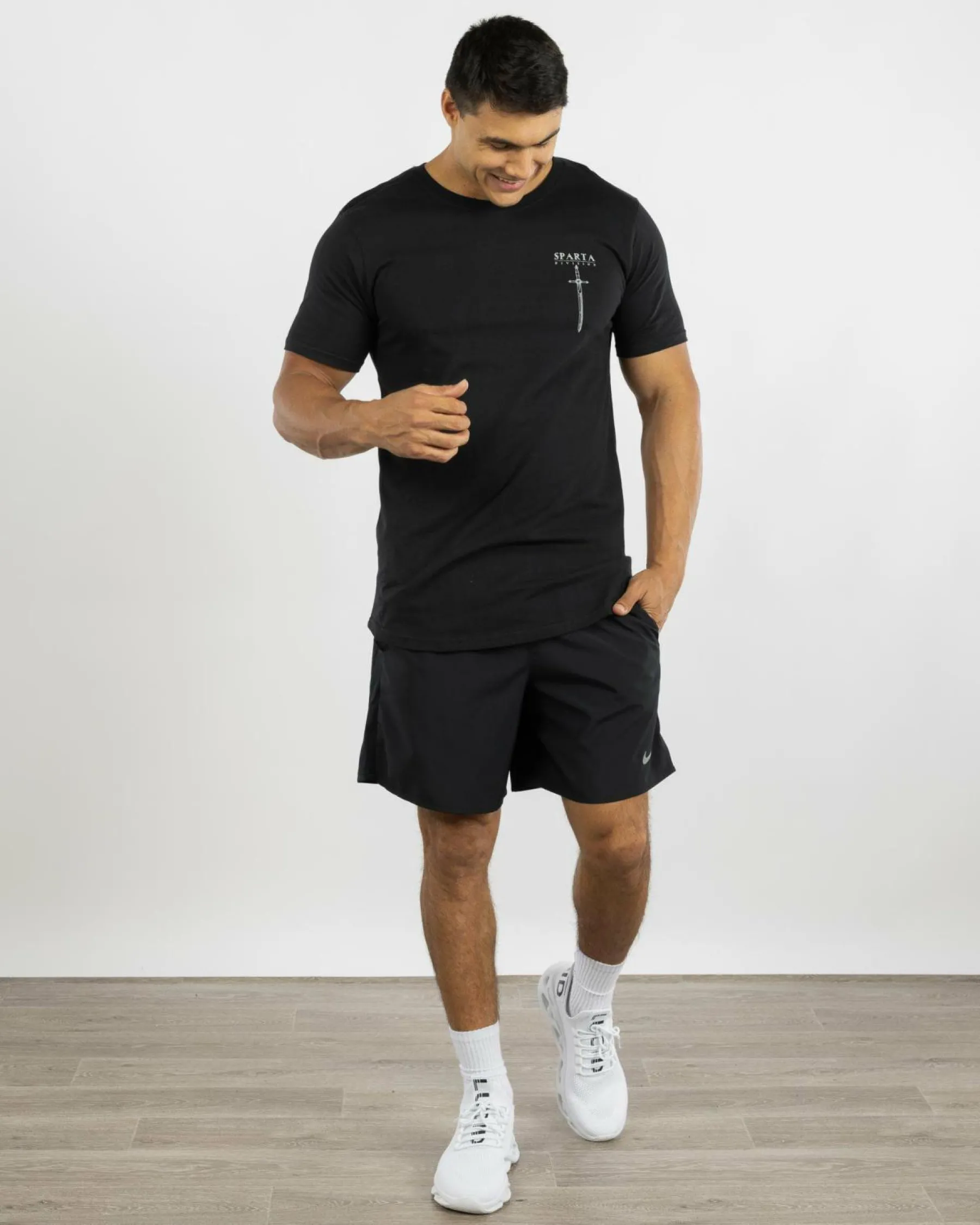 Activewear|Tops & T-Shirts*Sparta Grip T-Shirt Black