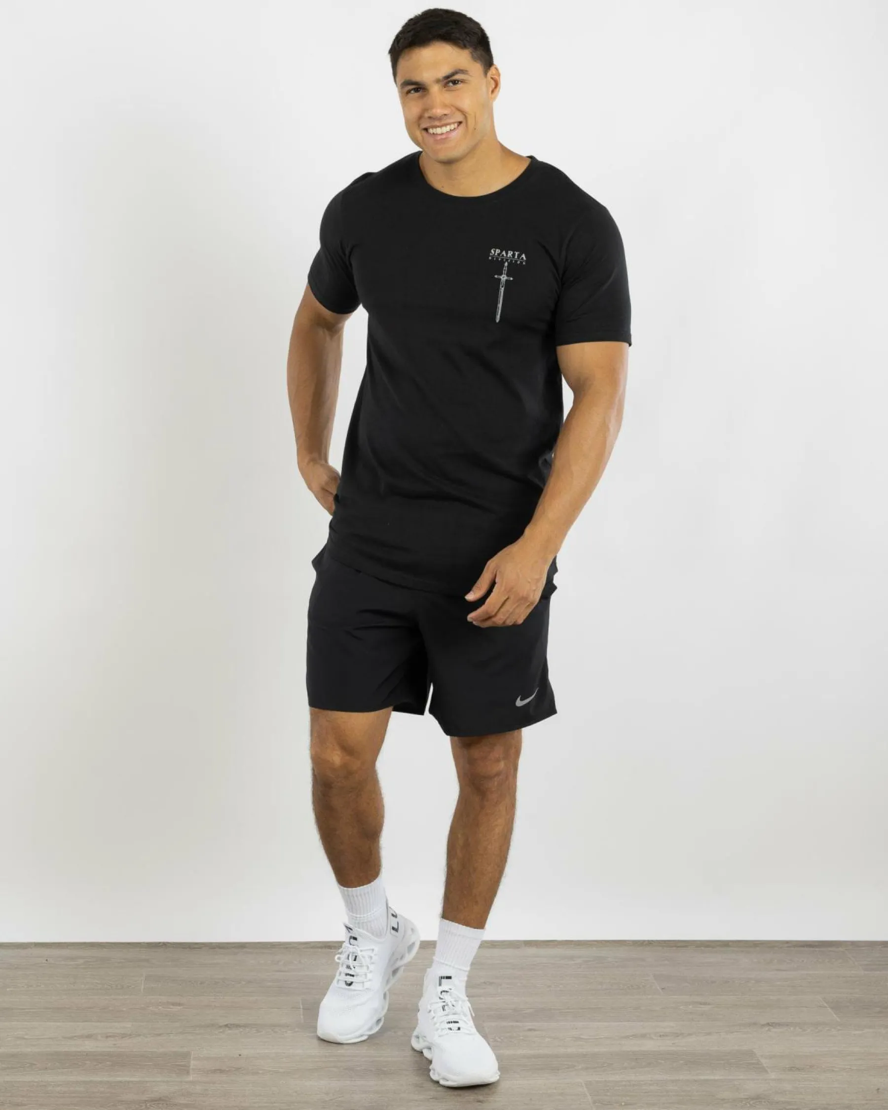 Activewear|Tops & T-Shirts*Sparta Grip T-Shirt Black