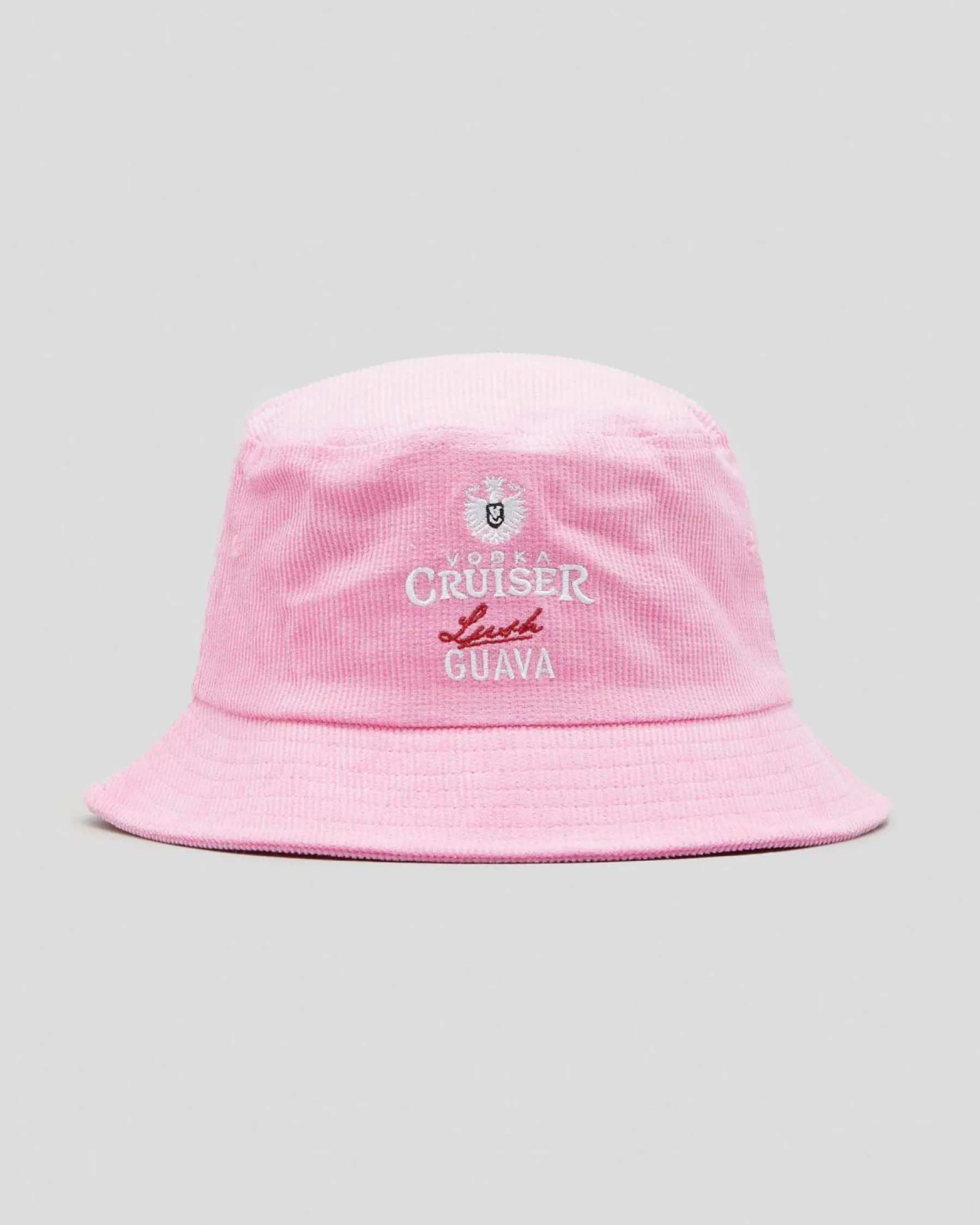 Headwear*Vodka Cruiser Cord Bucket Hat Guava
