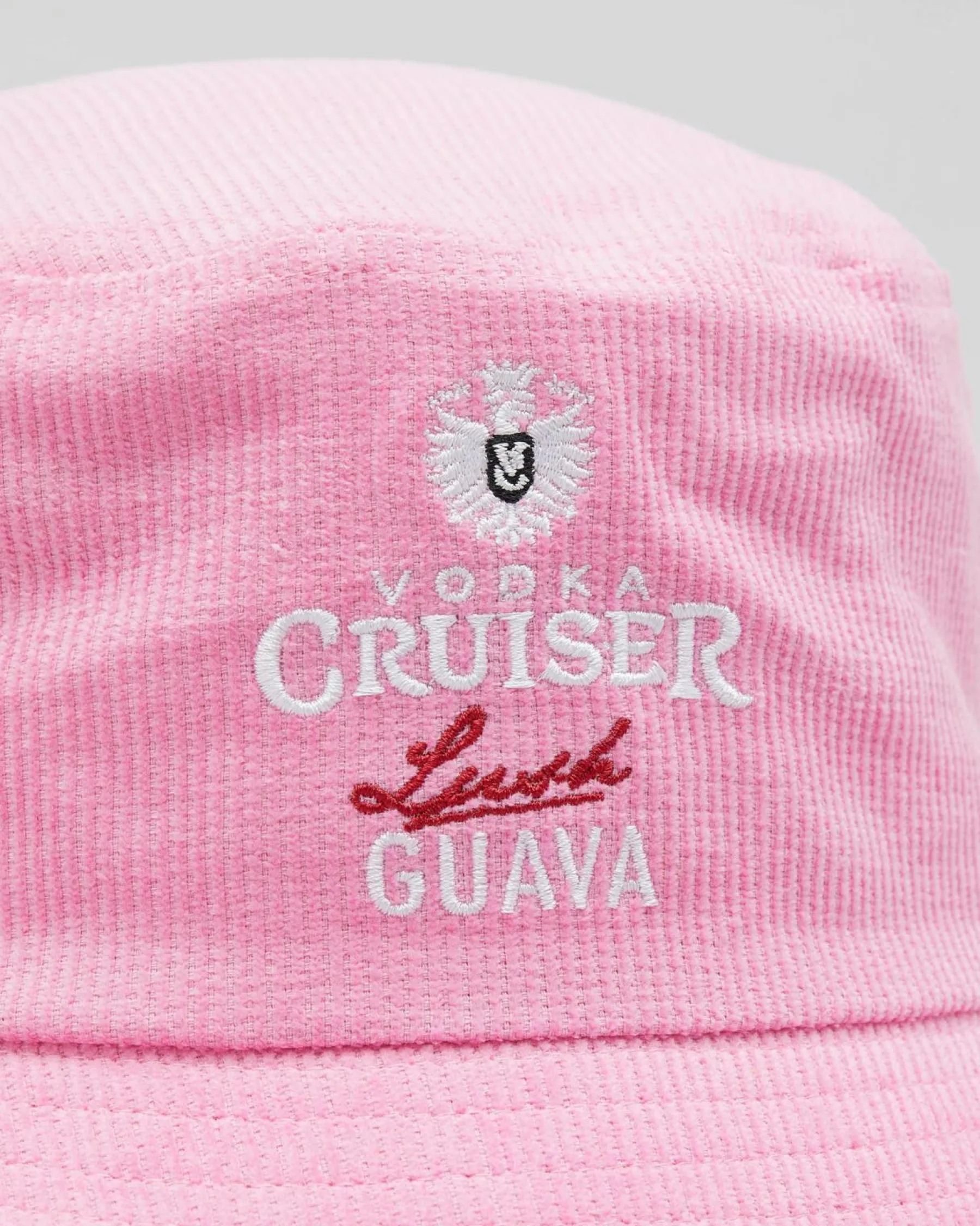 Headwear*Vodka Cruiser Cord Bucket Hat Guava