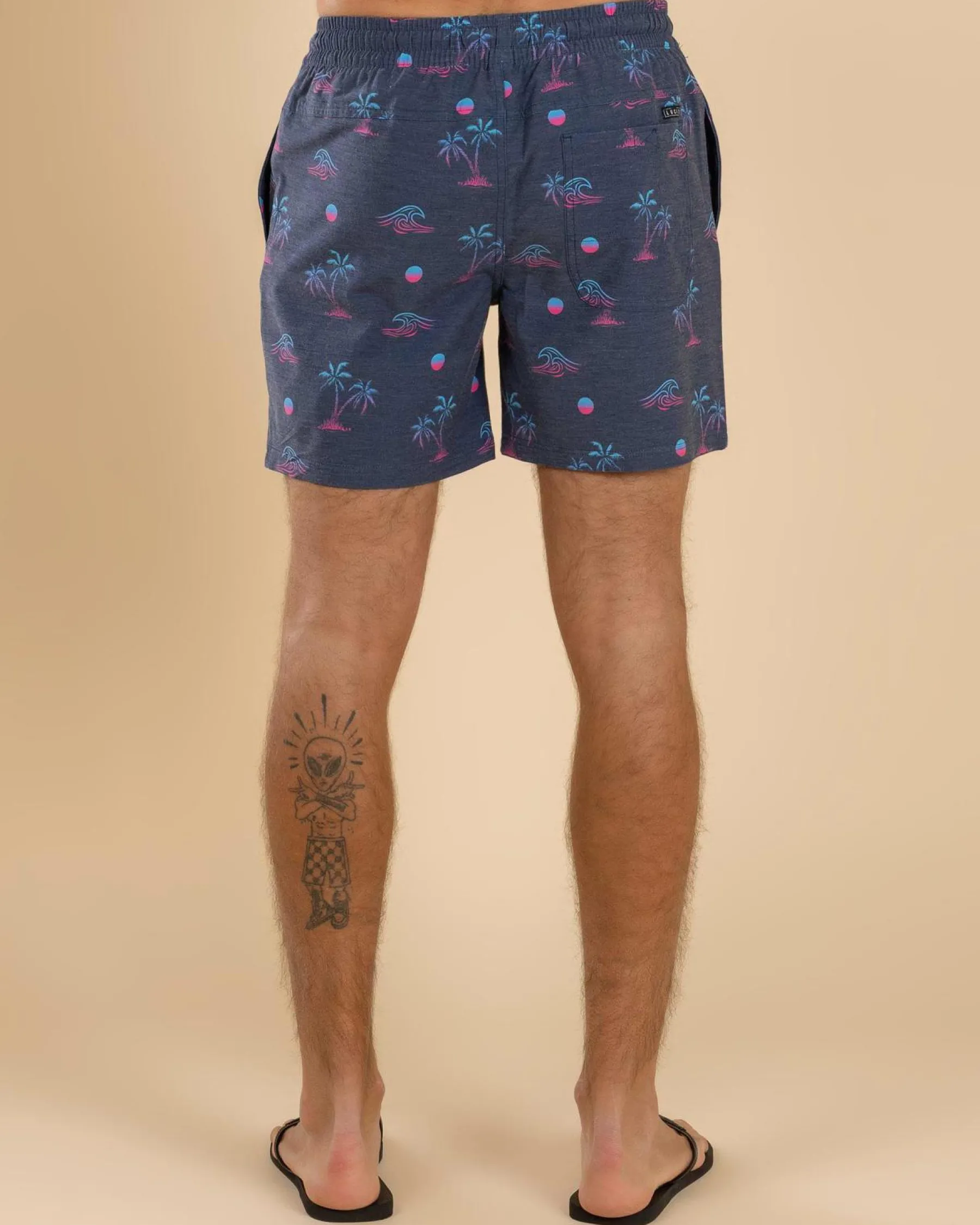 Shorts & Bottoms*Lucid Gust Elastic Waist Shorts Navy