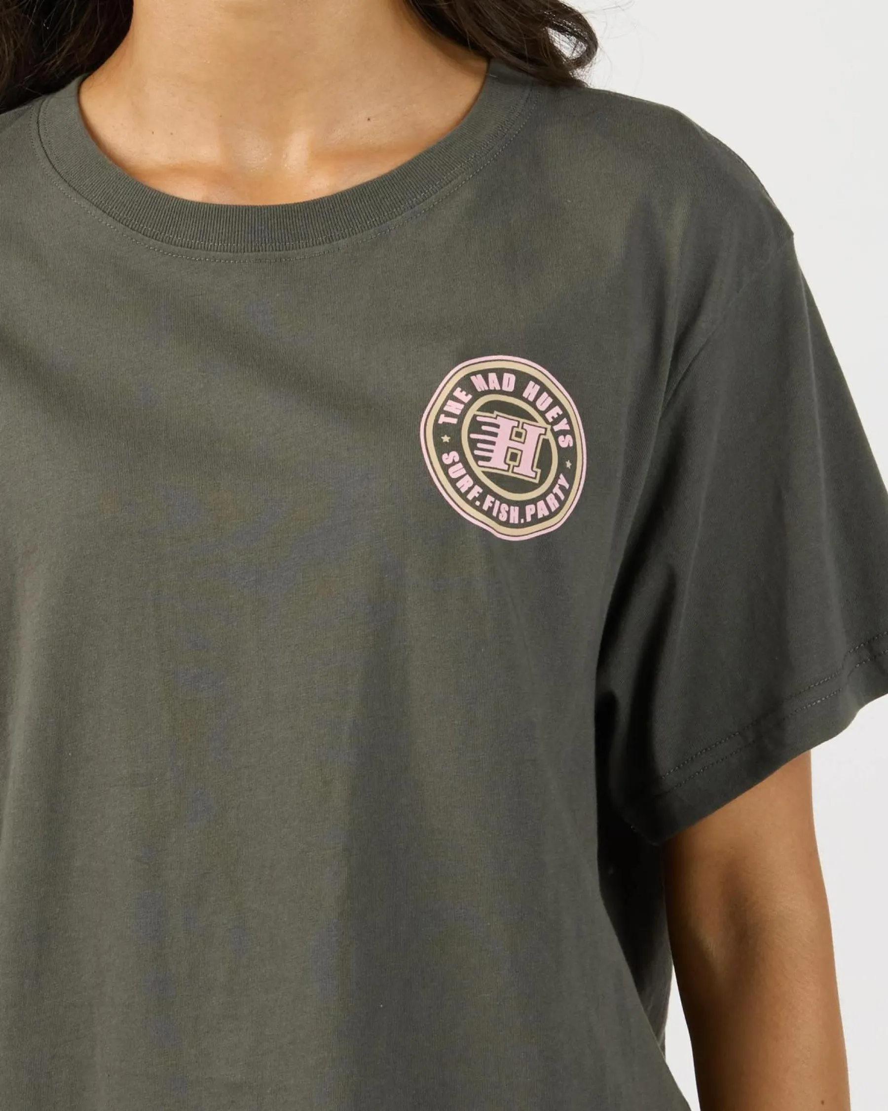 Tops*The Mad Hueys H Series T-Shirt Charcoal