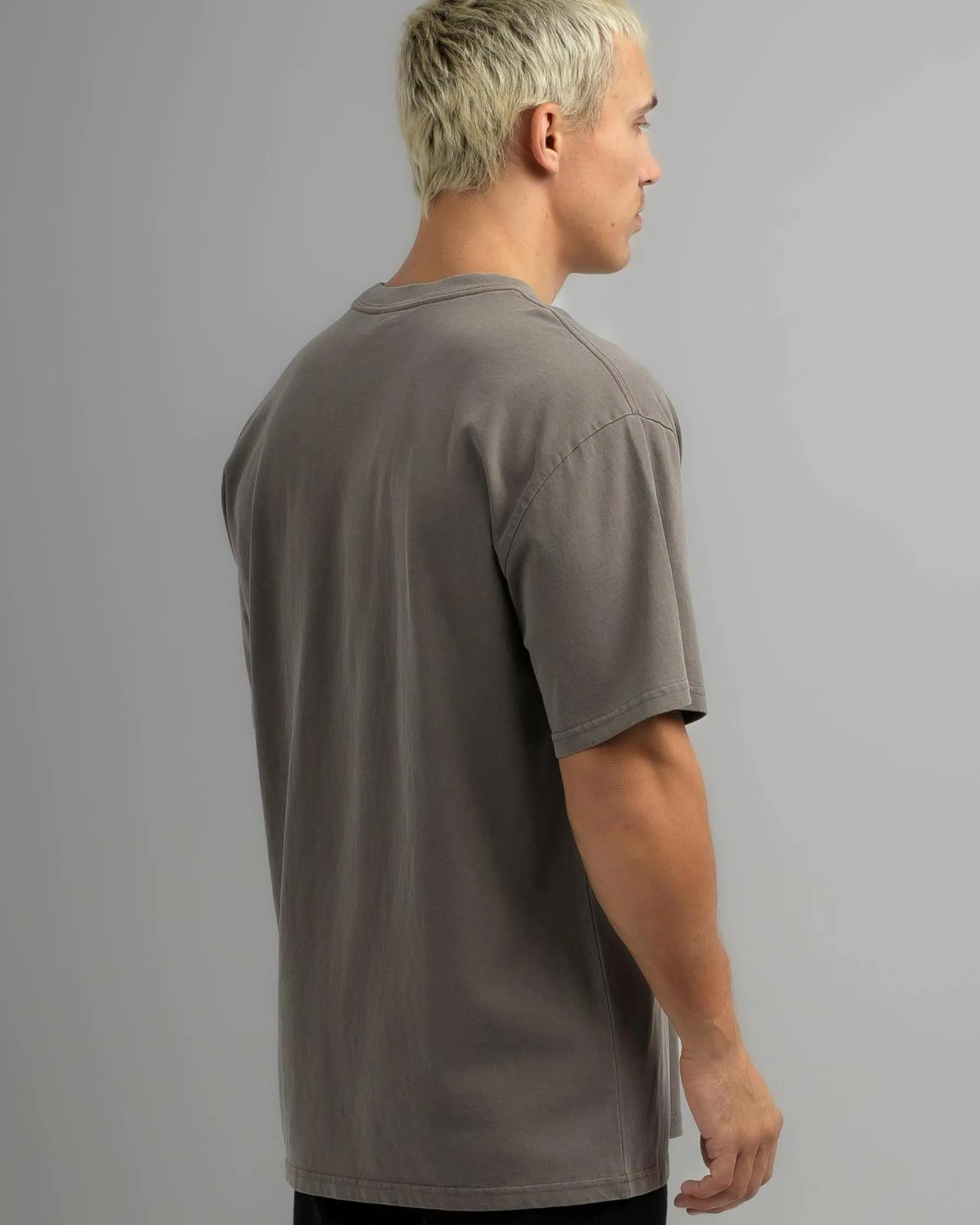 Tops & T-Shirts*AS Colour Heavy Faded T-Shirt Faded Grey