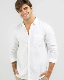 Tops & T-Shirts*Skylark Hemp Long Sleeve Shirt White
