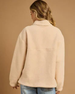 Jumpers & Hoodies*Rhythm Heritage 1/4 Zip Sweatshirt Oat