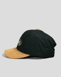 Headwear*Rip Curl Heritage Oval Snapback Cap Black/tan