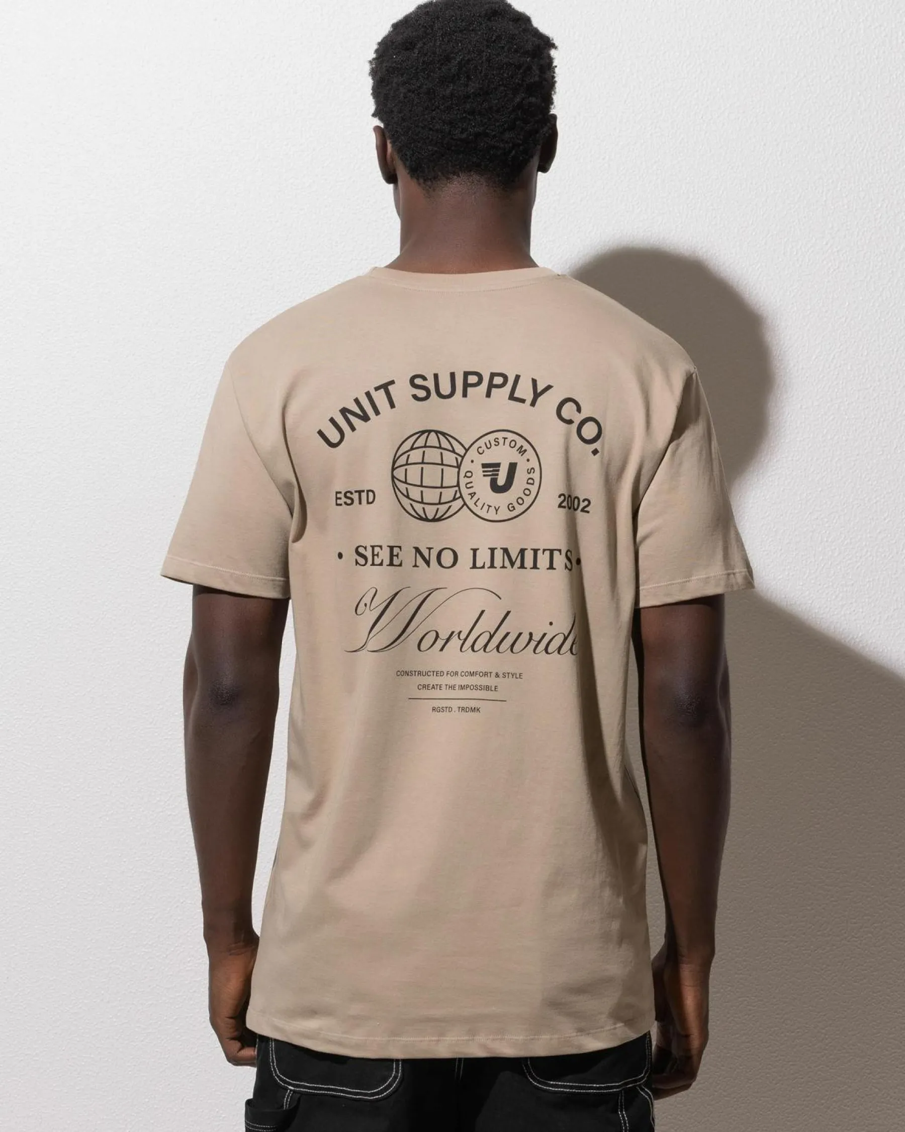Tops & T-Shirts*Unit Heritage T-Shirt Tan