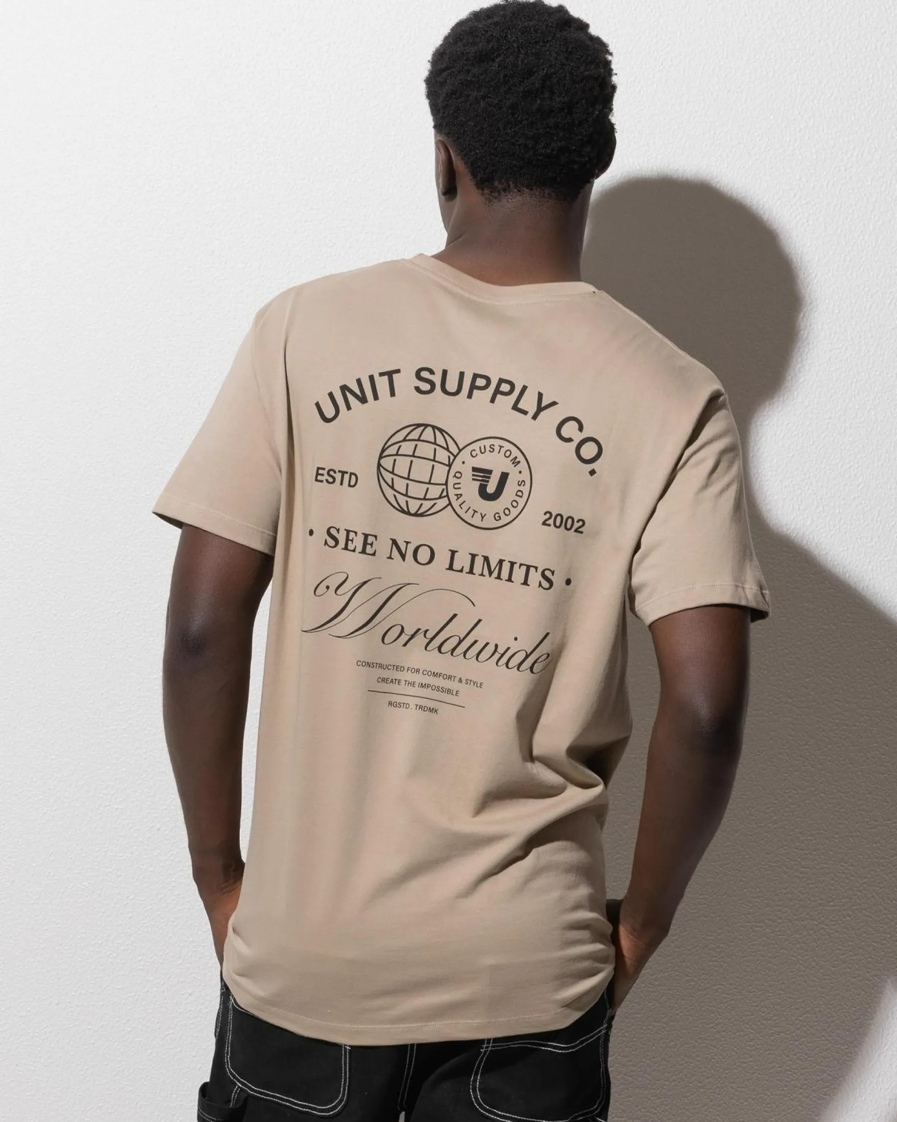 Tops & T-Shirts*Unit Heritage T-Shirt Tan
